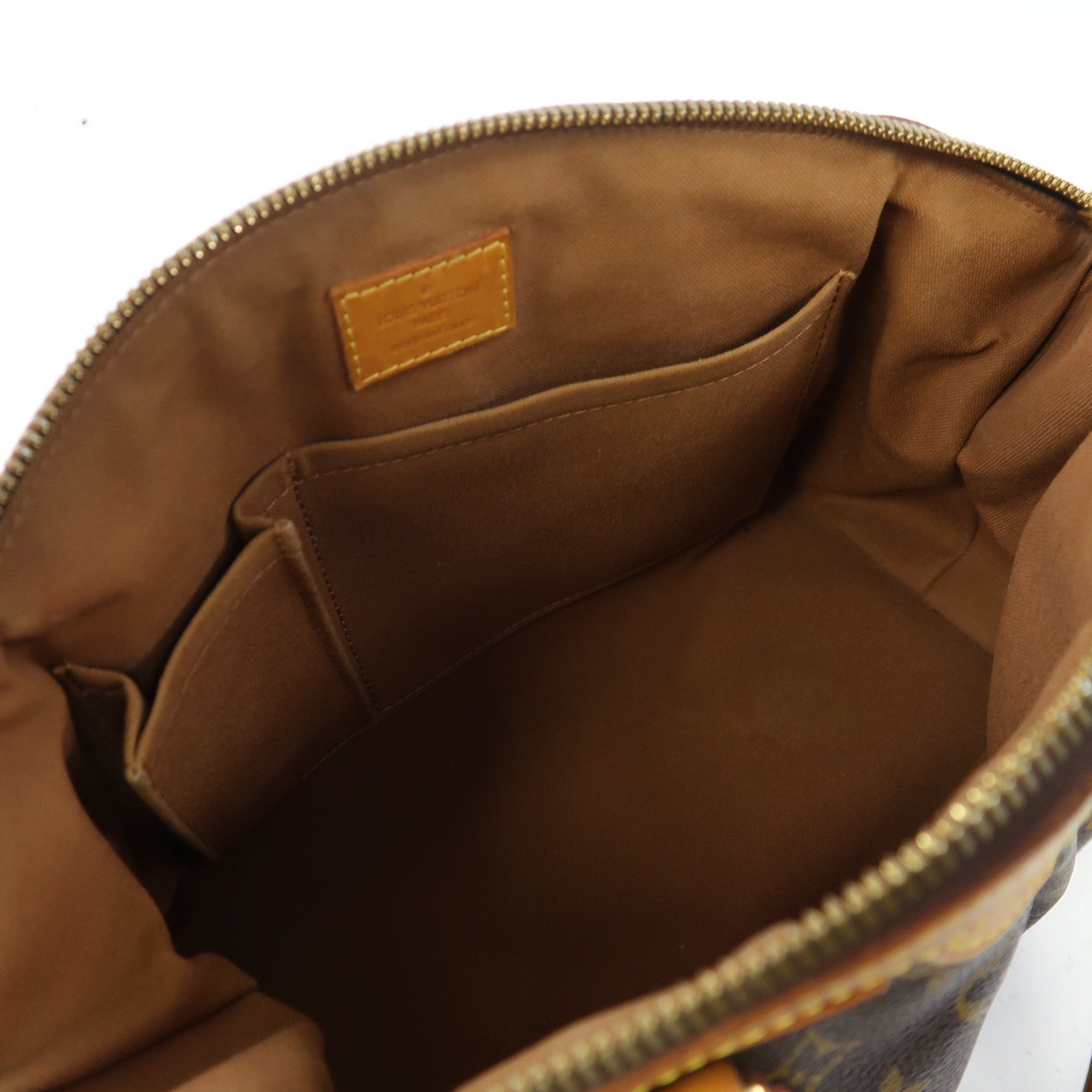 LOUIS VUITTON 【激減優惠】Monogram Tivoli PM金扣肩背袋啡色