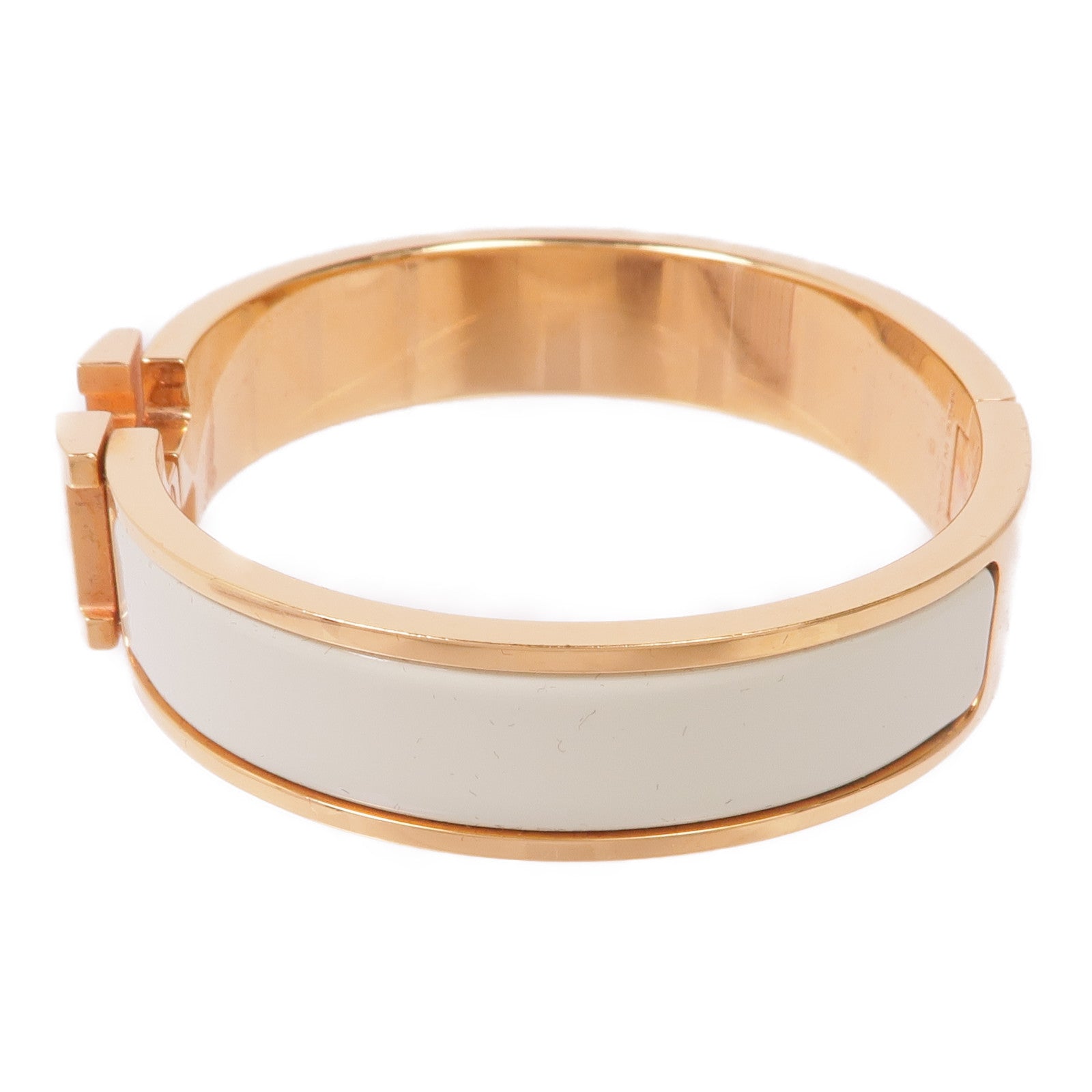 HERMES 琺瑯/金屬Clic H手鐲