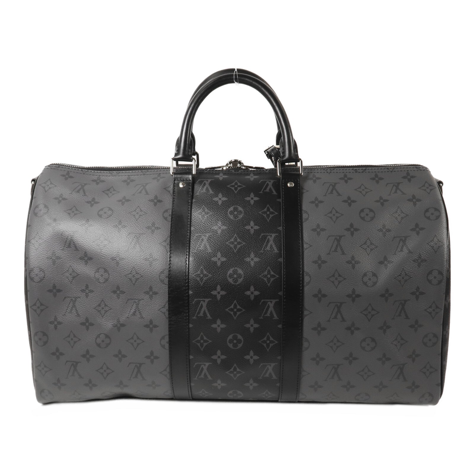 LOUIS VUITTON Monogram Eclipse Keepall Bandouliere 50手挽肩背兩用袋