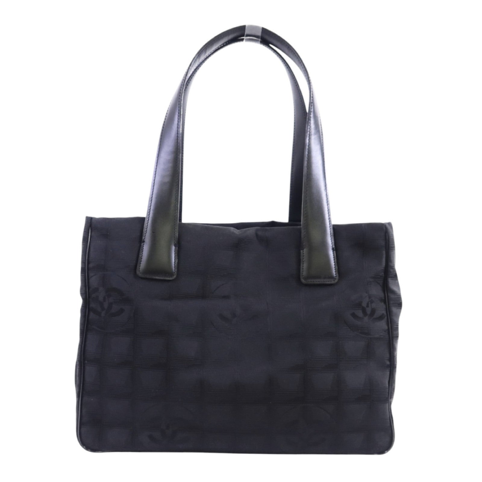 CHANEL 尼龍Tote Bag金扣手挽袋