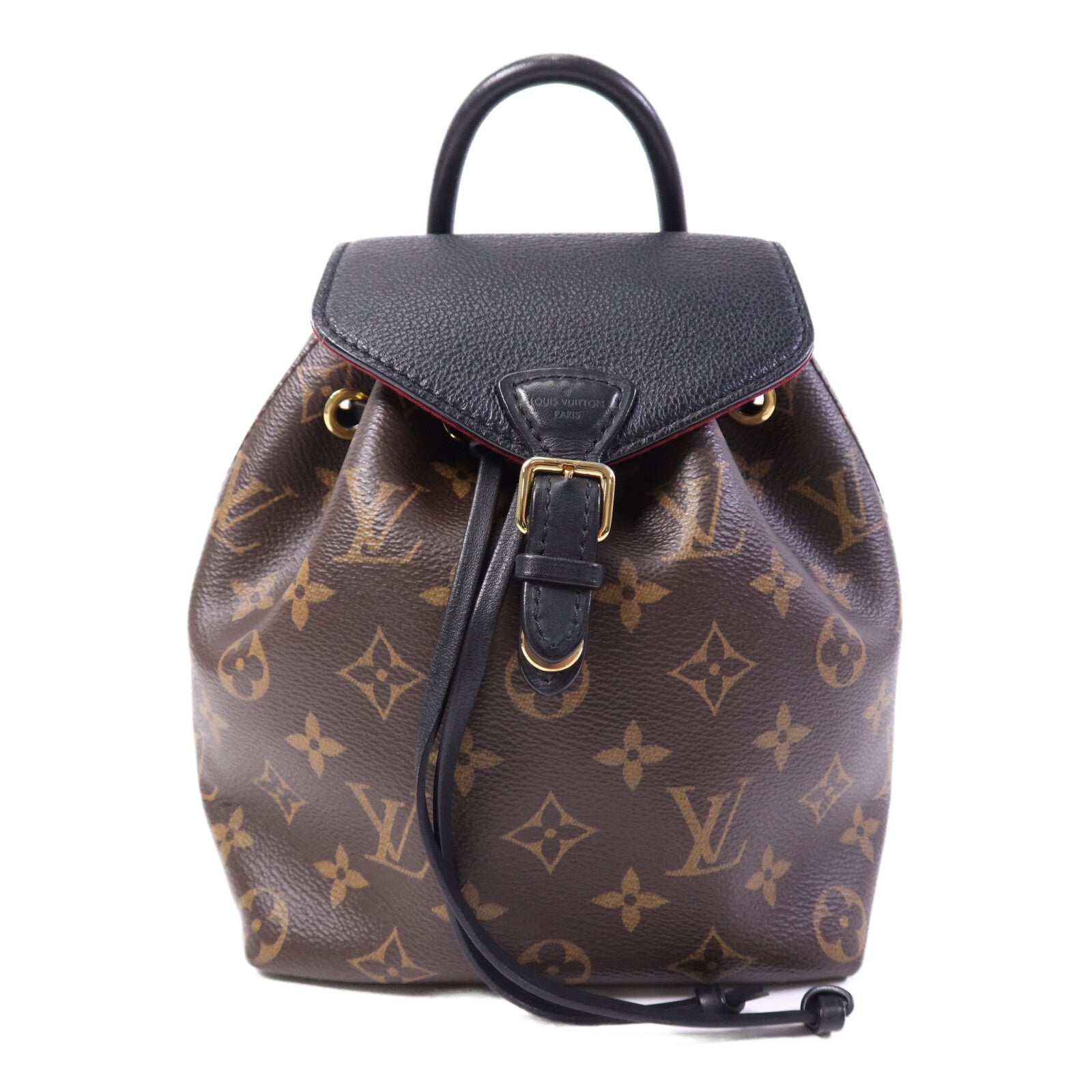 LOUIS VUITTON Monogram Montsouris BB金扣背包