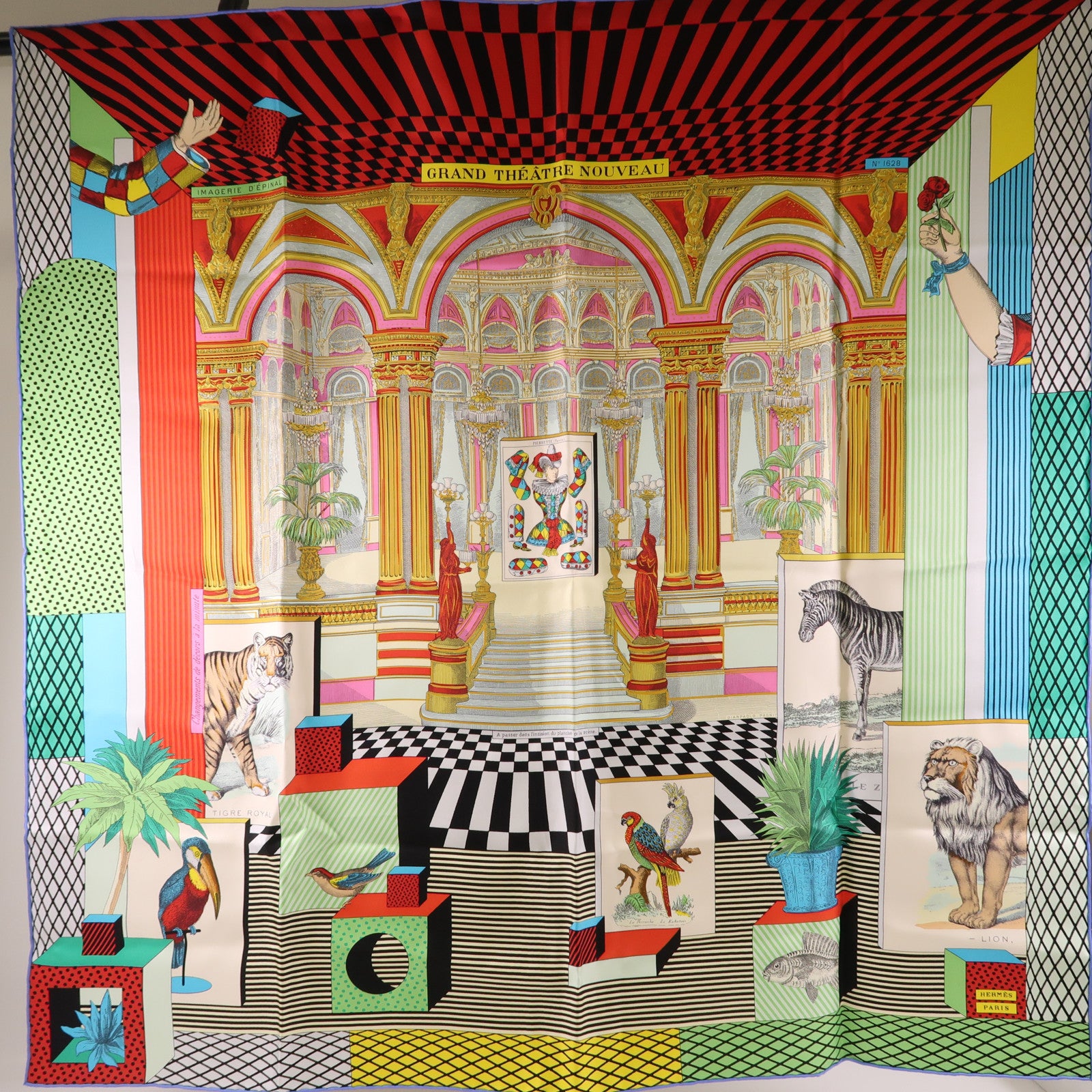 HERMES 絲質Scarf 90X90絲巾