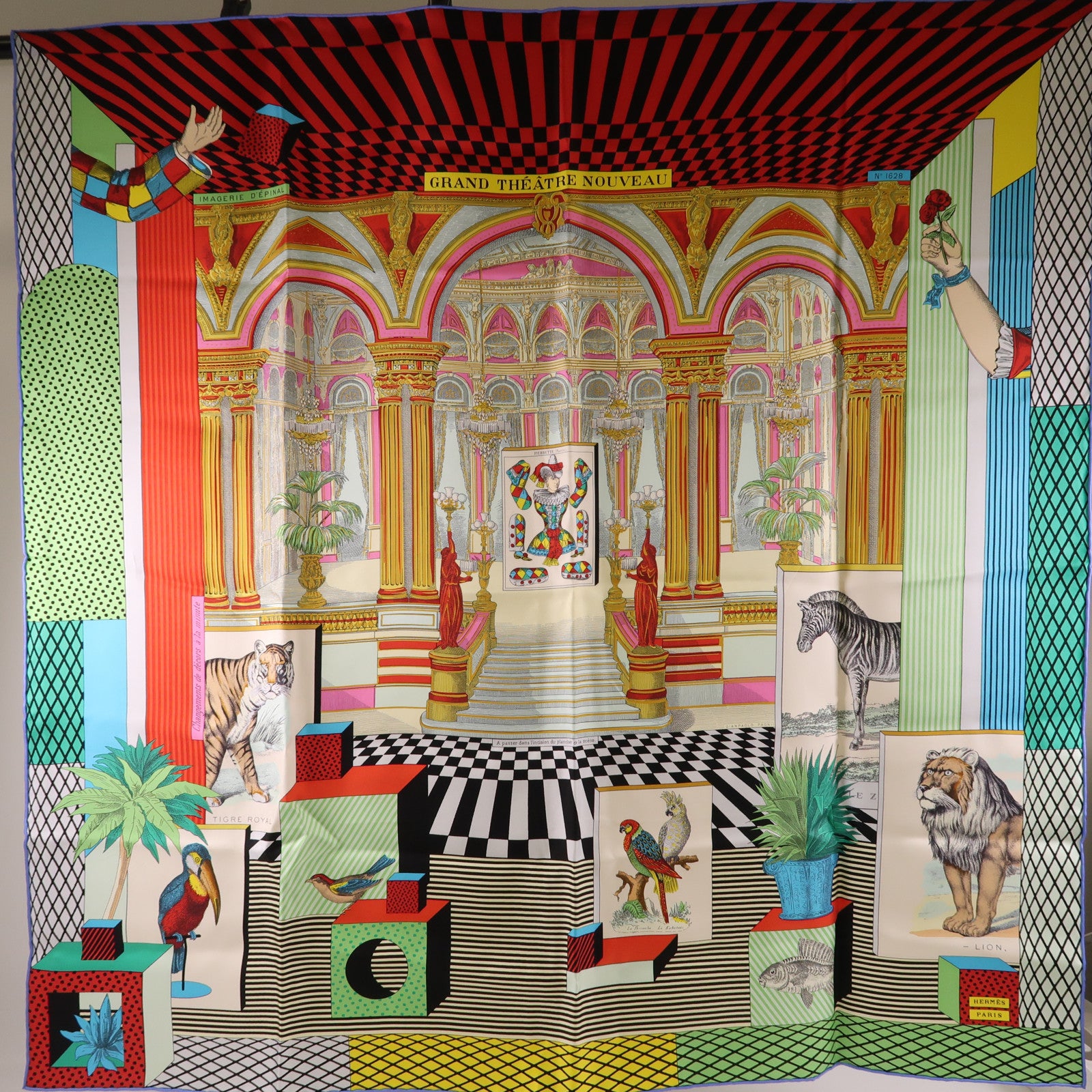 HERMES 絲質Scarf 90X90絲巾