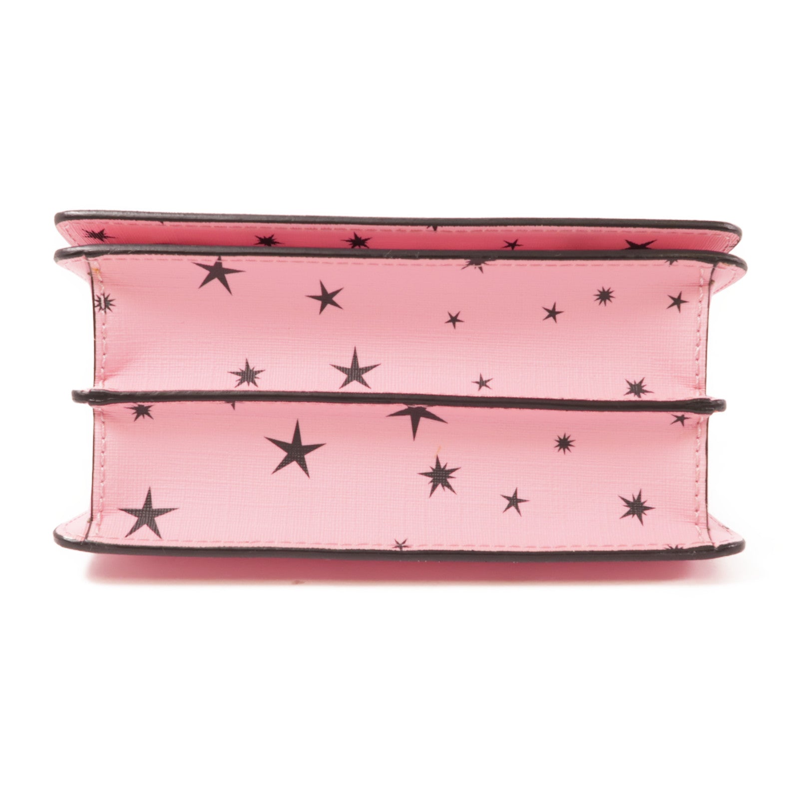 MOSCHINO 【激減優惠】皮革Space Teddy Mini Bag銀扣肩背袋