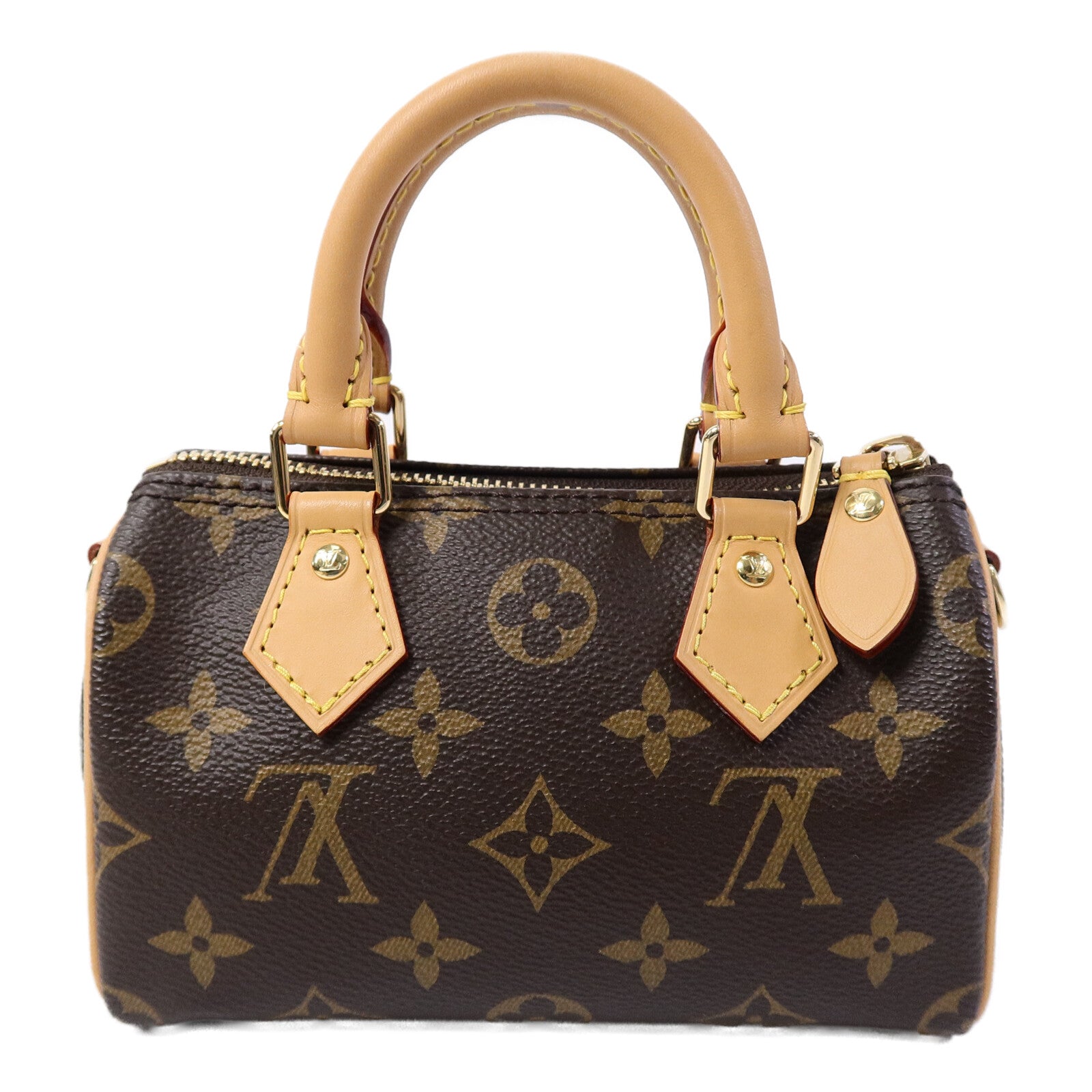 LOUIS VUITTON Monogram Nano Speedy手挽肩背兩用袋