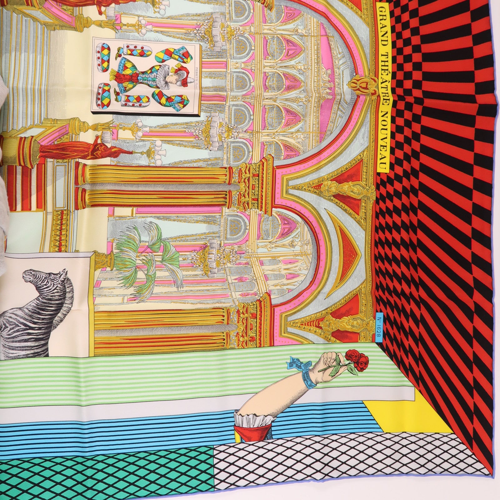 HERMES 絲質Scarf 90X90絲巾