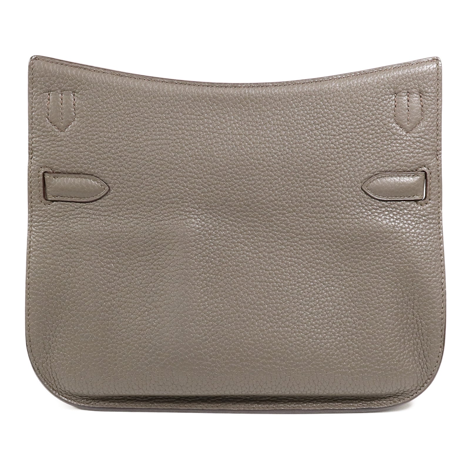 HERMES Togo皮革Jypsiere 28肩背袋Etain