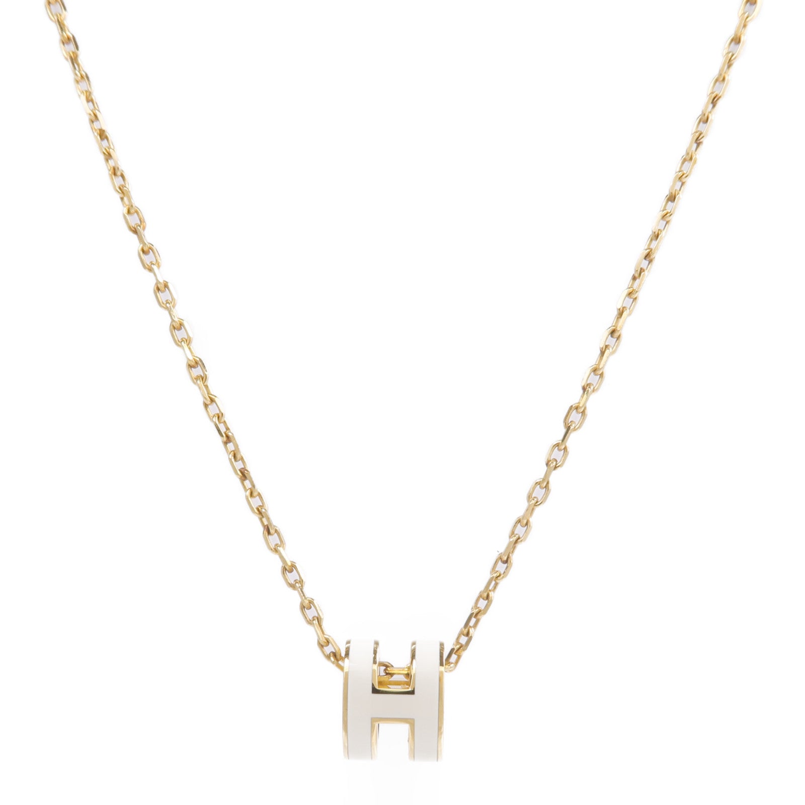 HERMES 金屬Mini Pop H項鍊