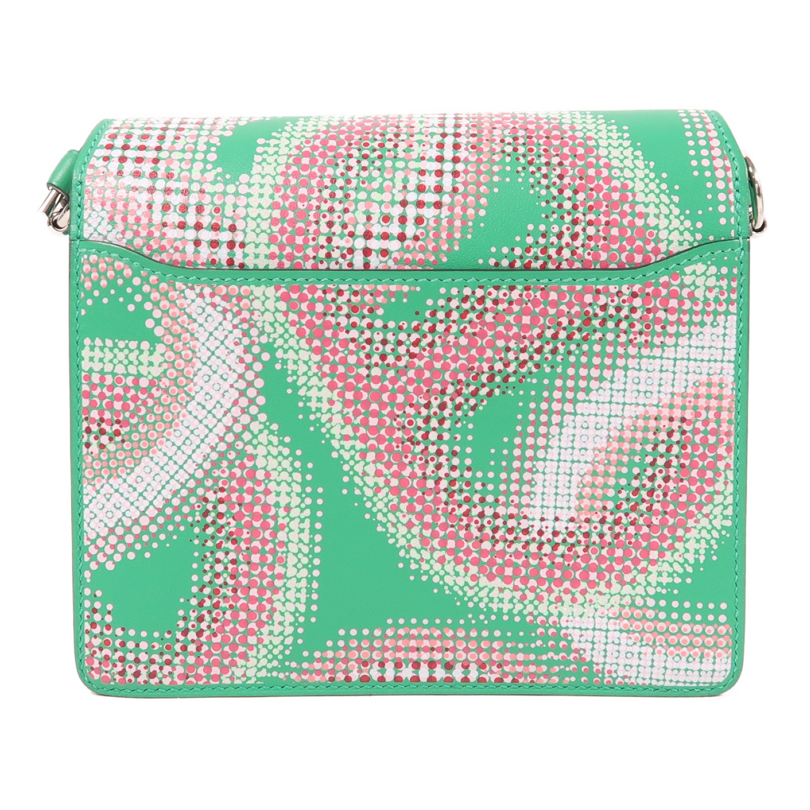 HERMES 皮革Roulis Mini Circuit 24 Faubourg銀扣肩背袋