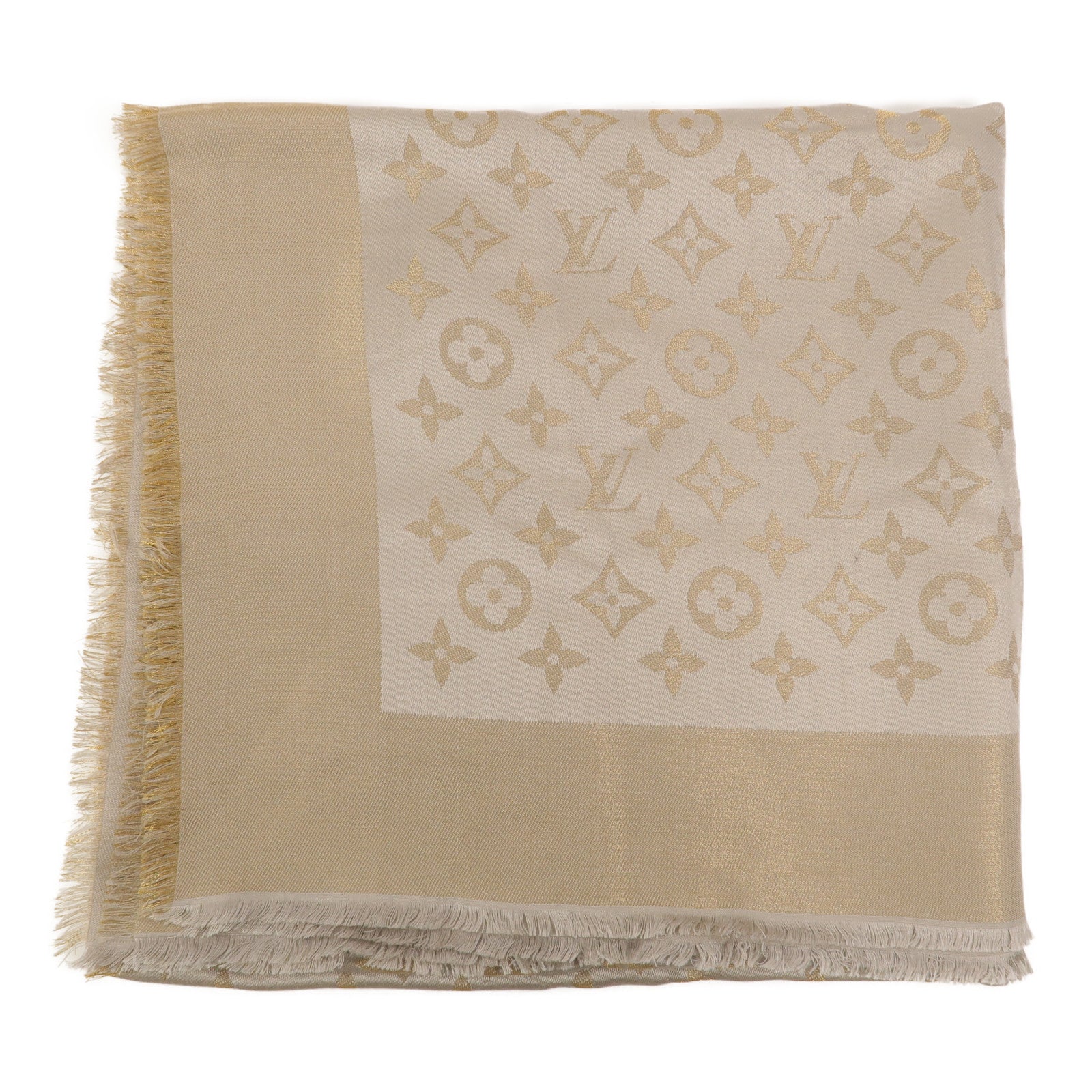 LOUIS VUITTON 絲質Scarf 140x140圍巾