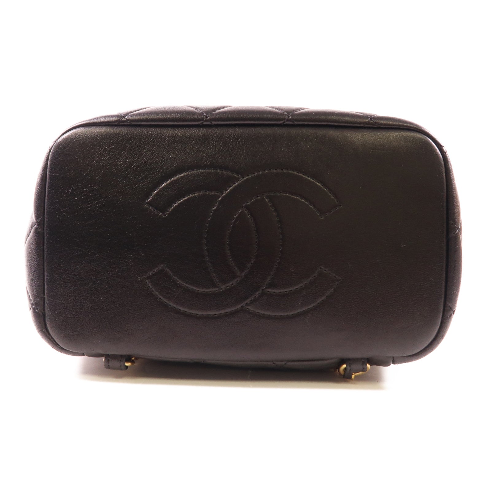 CHANEL 羊皮皮革C19 Backpack金扣背包