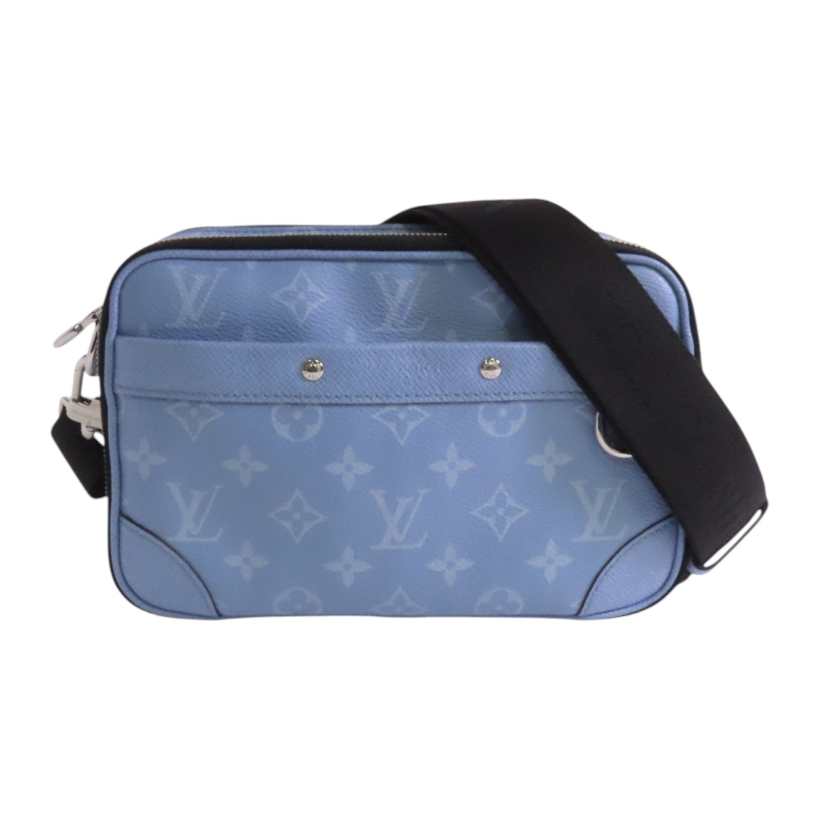 LOUIS VUITTON Monogram Aplha銀扣肩背袋