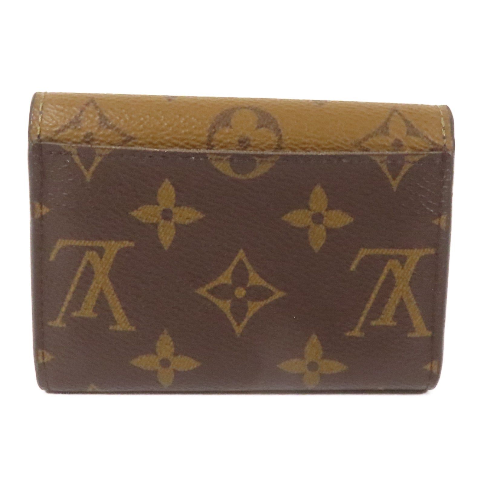 LOUIS VUITTON Monogram Reverse Cannes Rosalie Coin Purse金扣零錢包