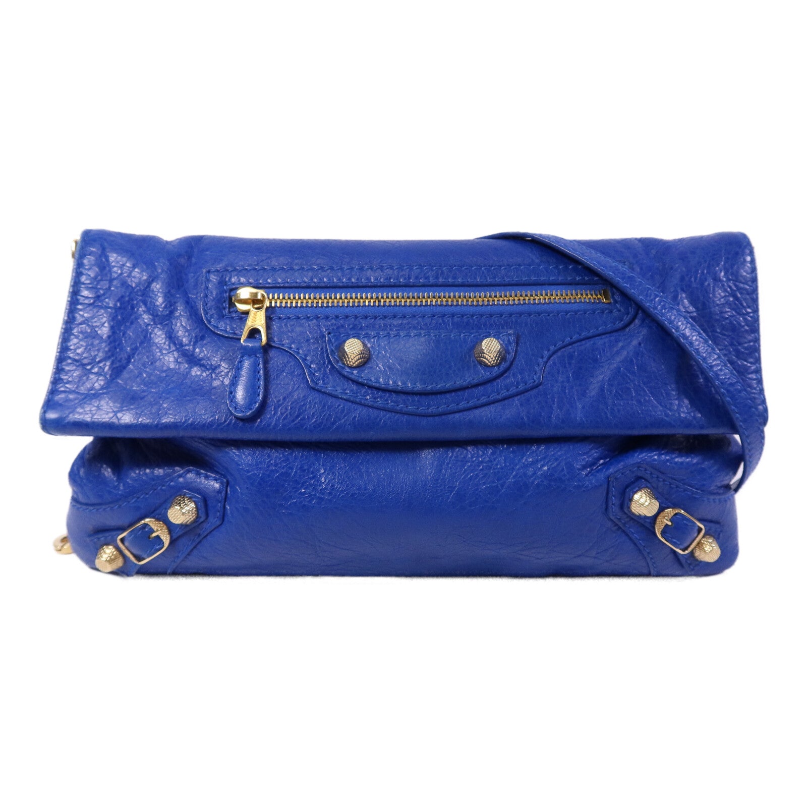 BALENCIAGA 牛皮皮革Giant Envelope Strap金扣肩背袋