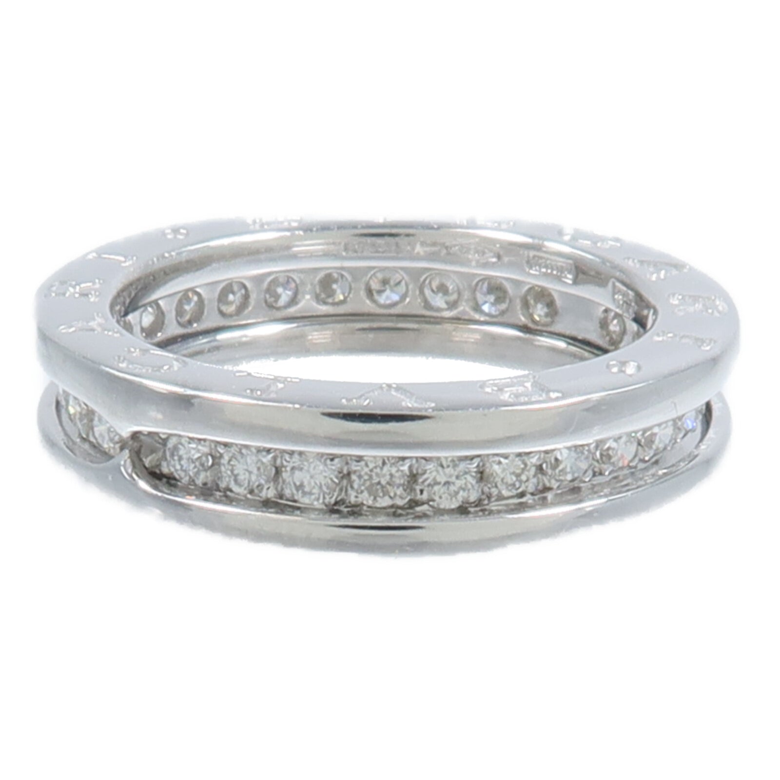 BVLGARI 18K白金B-zero1 Diamond鑽石戒指