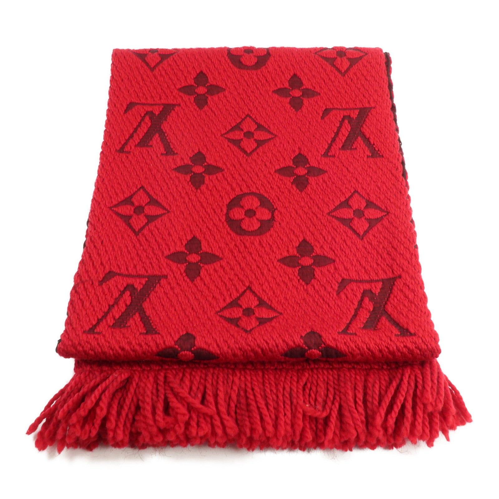LOUIS VUITTON 羊毛/絲質Scarf 174x31cm圍巾