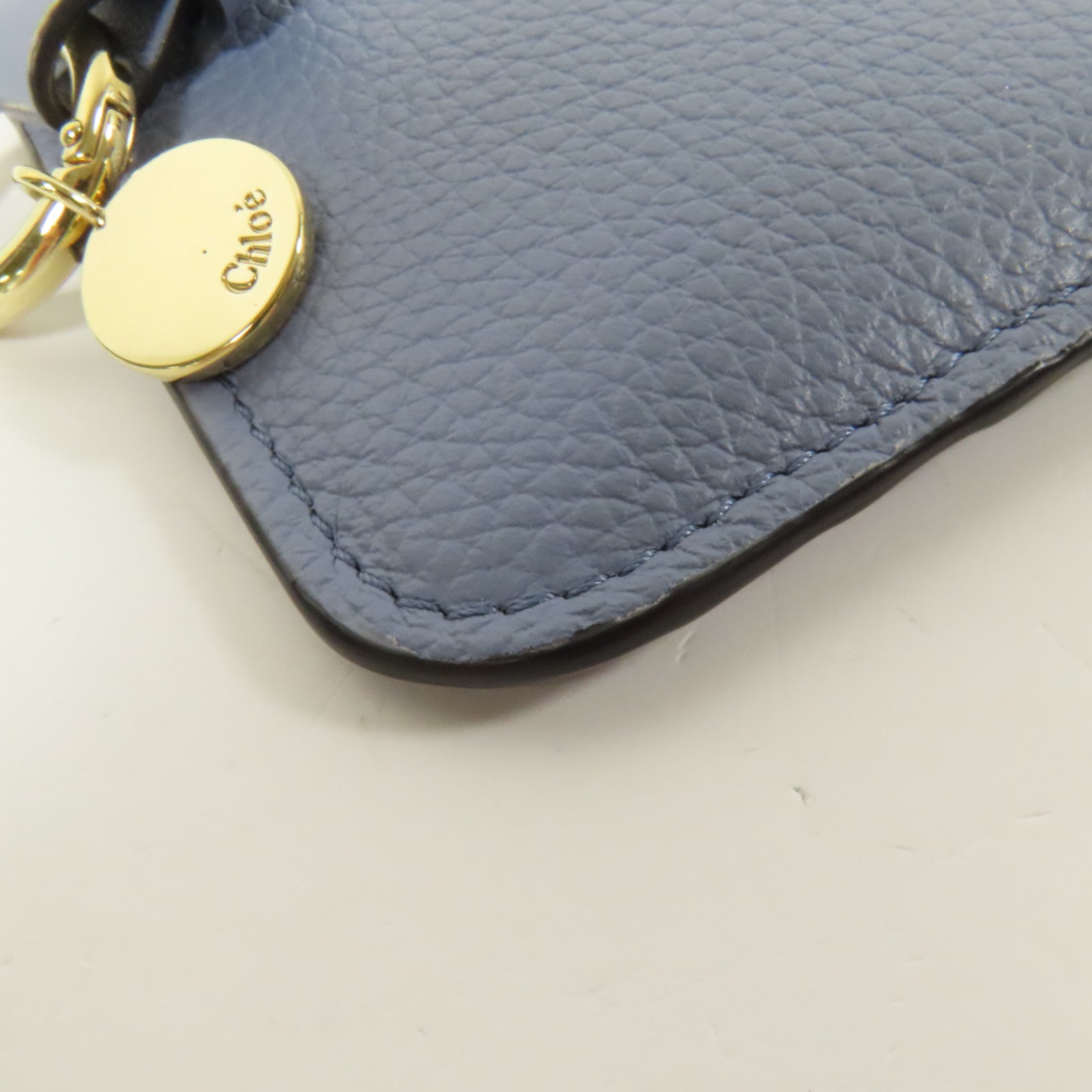 Chloe 牛皮皮革Card Case金扣卡片套