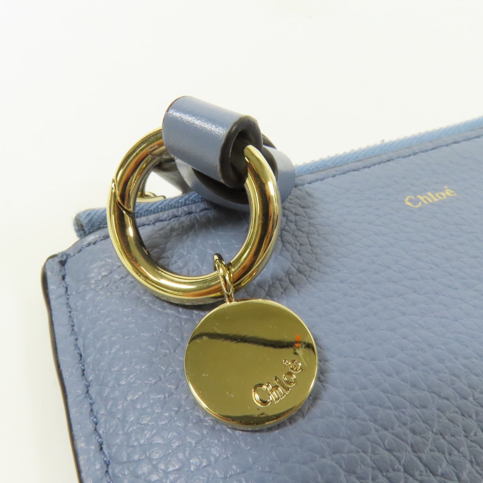 Chloe 牛皮皮革Card Case金扣卡片套