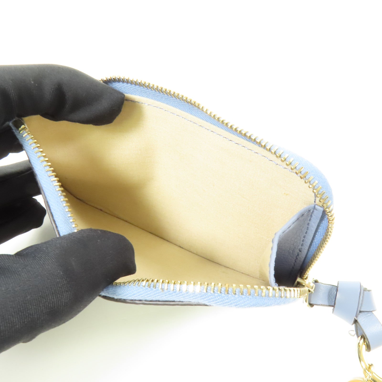 Chloe 牛皮皮革Card Case金扣卡片套