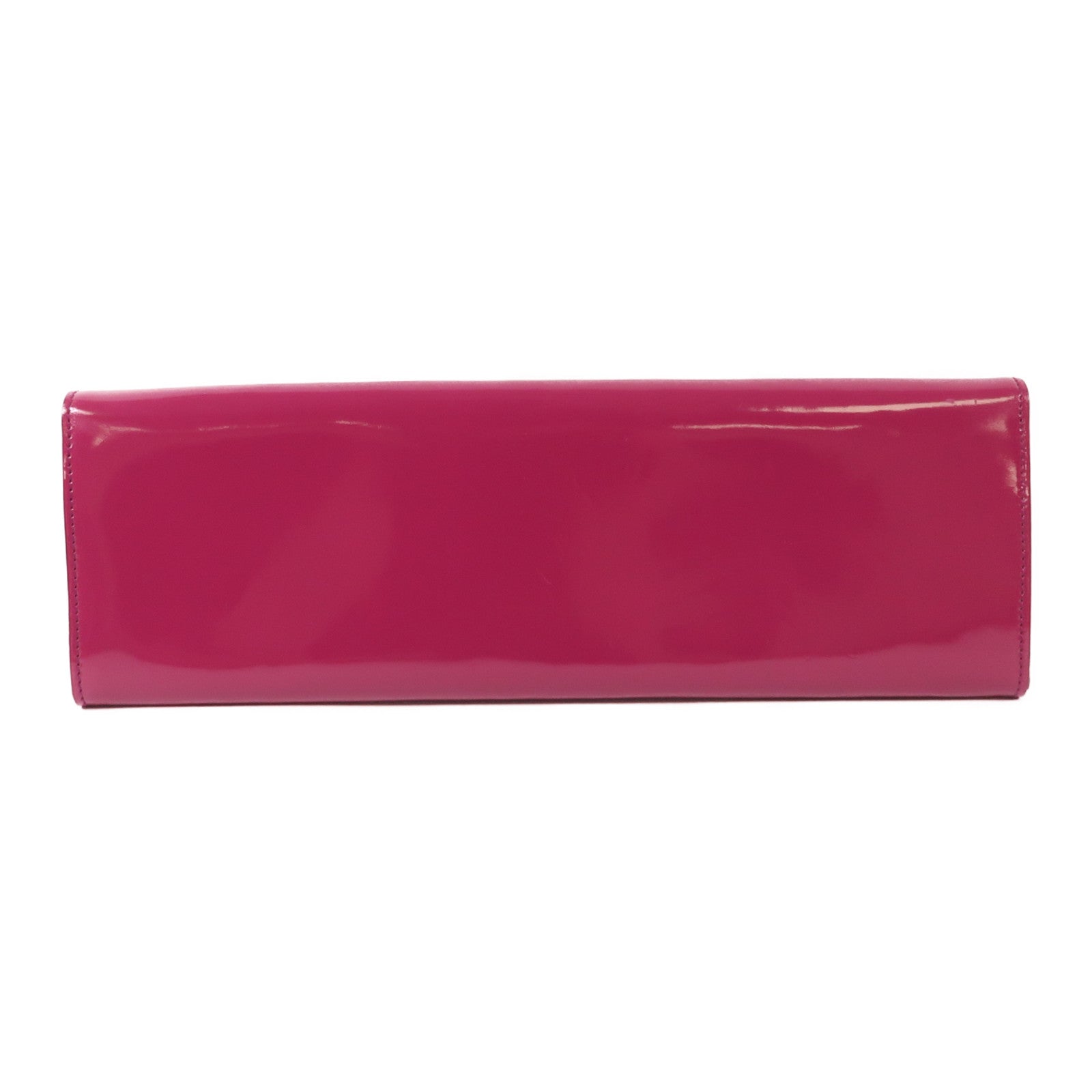 GUCCI 漆皮皮革Clutch Bag銀扣手拿包