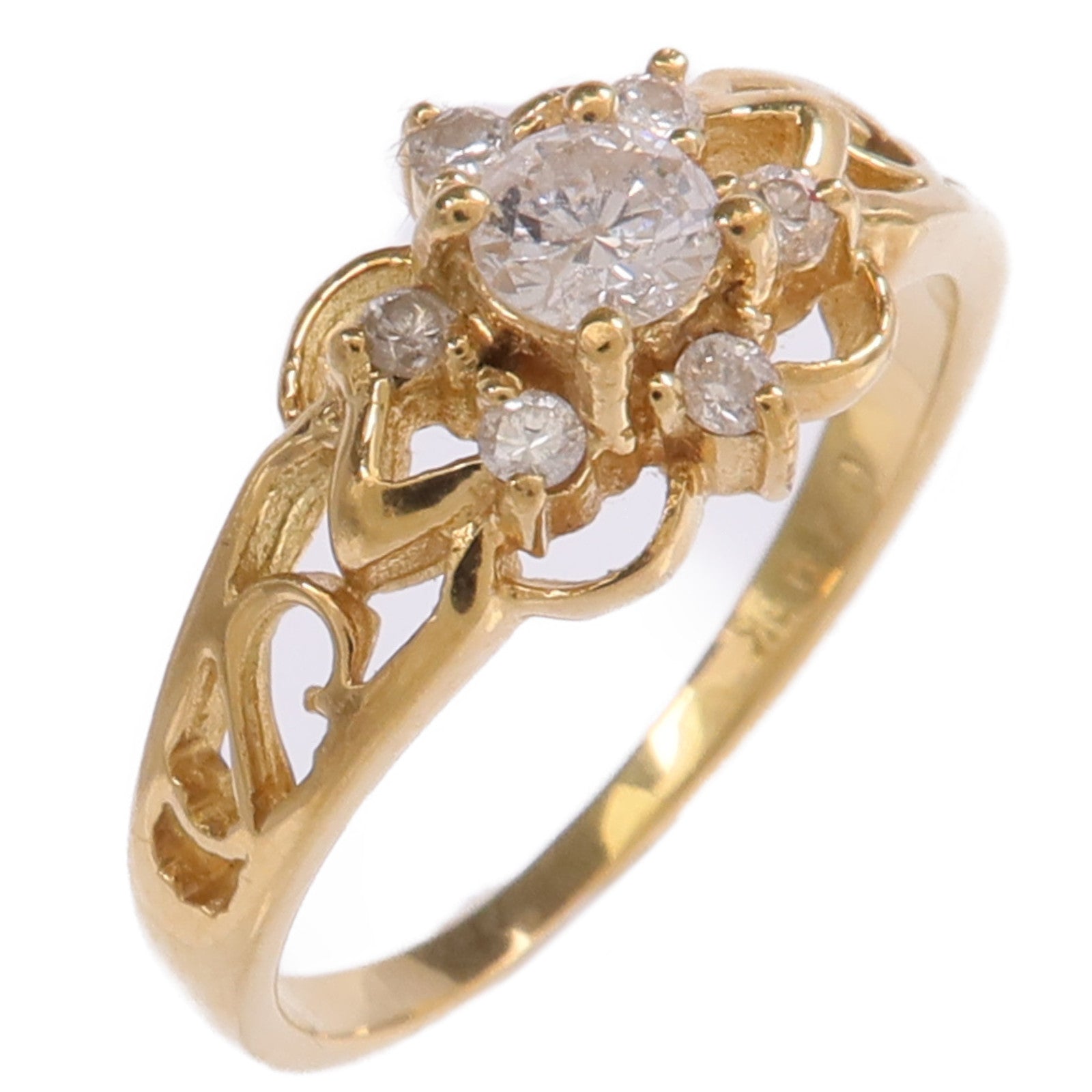 JEWELRY 18K黃金Diamond Ring鑽石戒指US#6