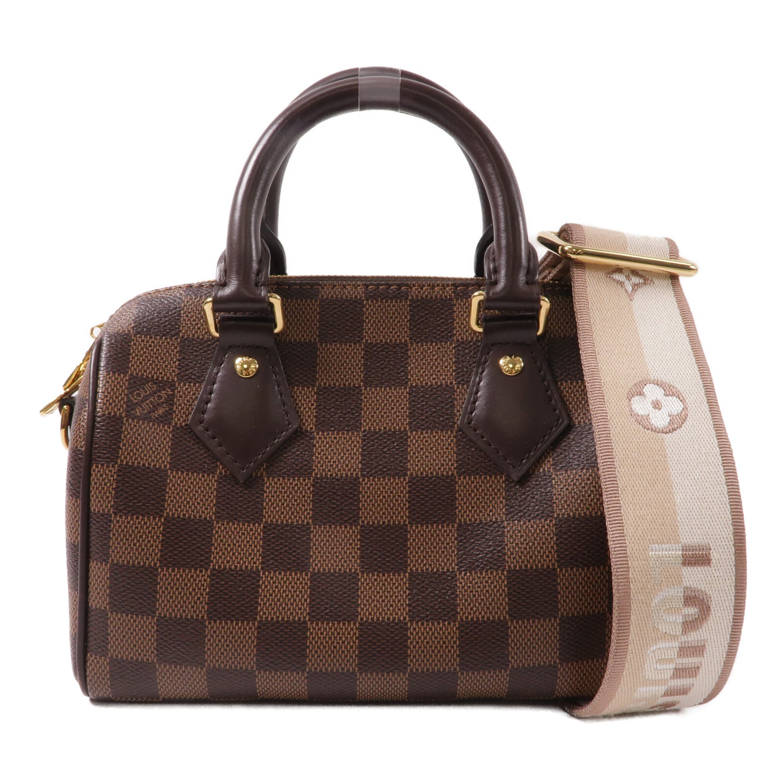 LOUIS VUITTON Damier Speedy Bandouliere 20手挽肩背兩用袋