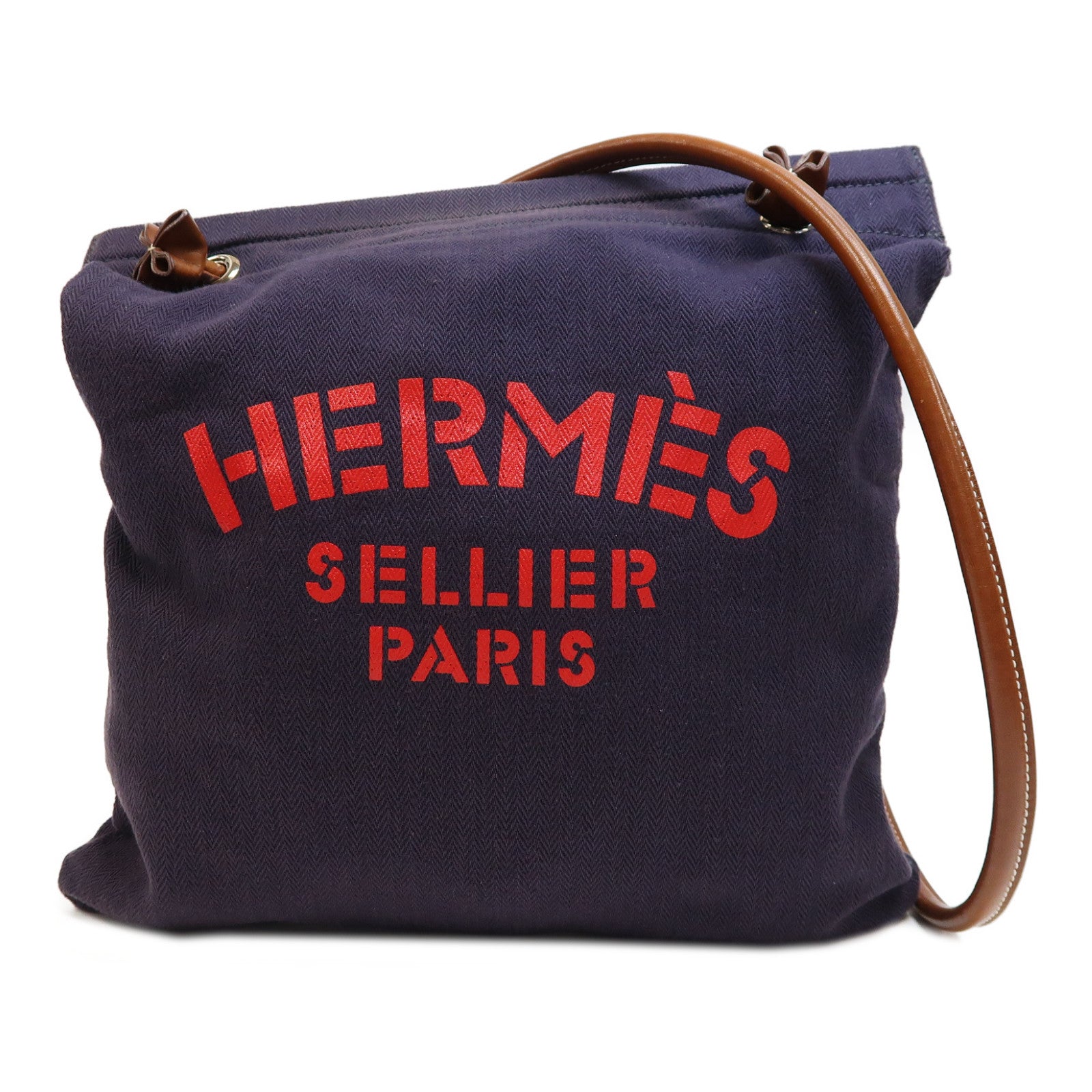 HERMES 【激減優惠】帆布Aline銀扣肩背袋紫色– Brand Off Hong