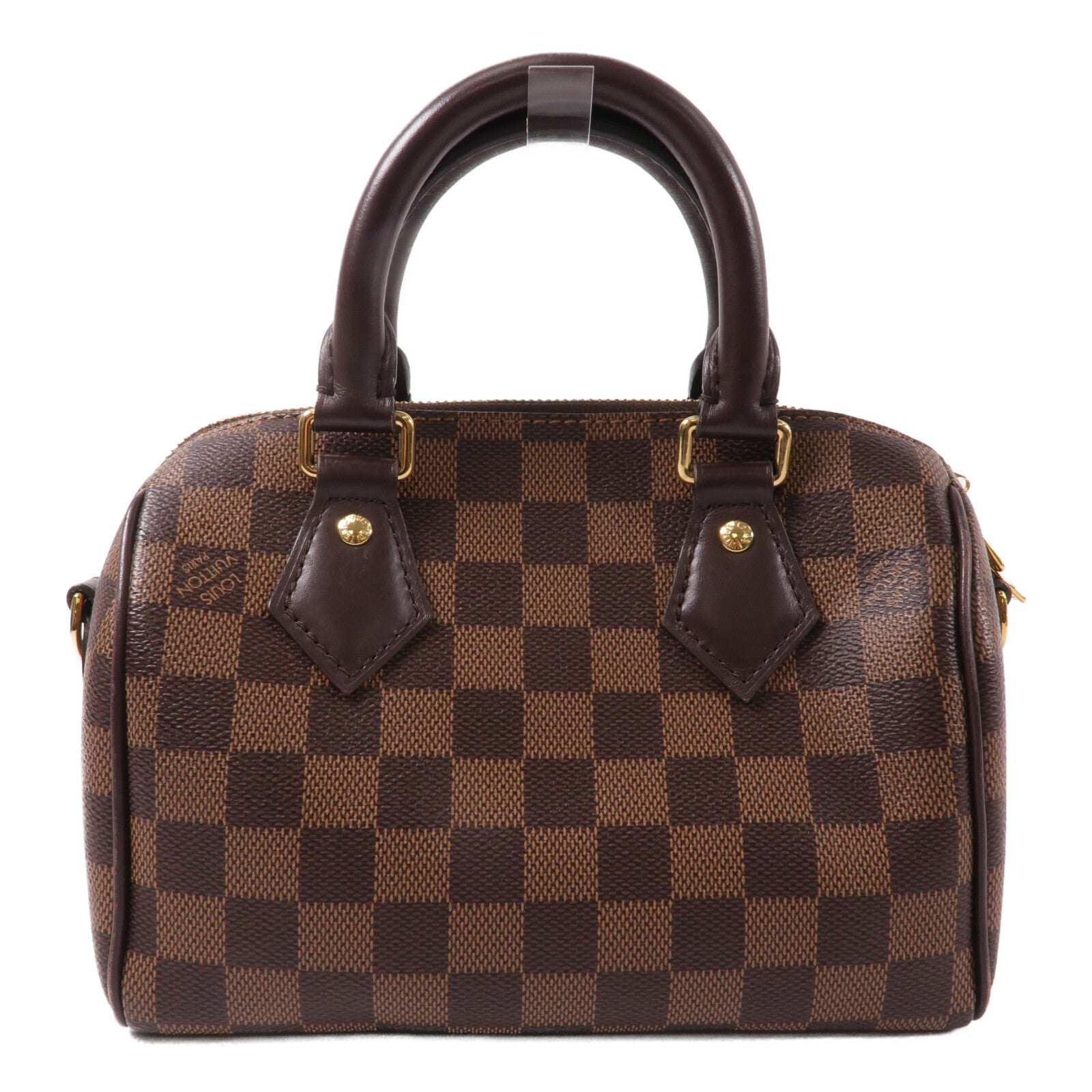 LOUIS VUITTON Damier Speedy Bandouliere 20手挽肩背兩用袋