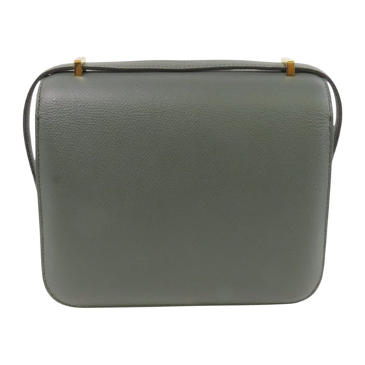 HERMES Epsom皮革Constance Mini金扣肩背袋