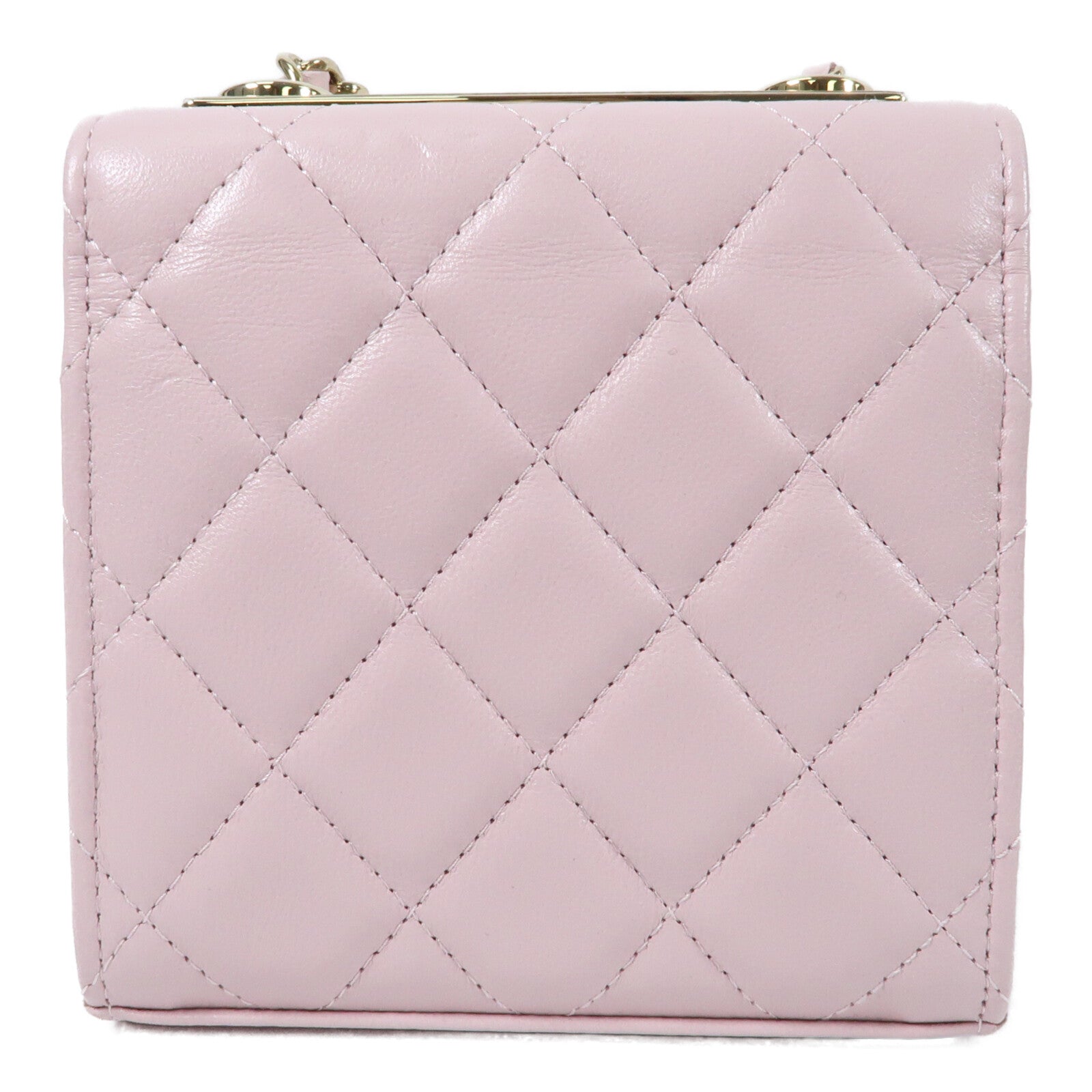 CHANEL 羊皮皮革Trendy CC Mini Bag金扣鏈帶肩背袋