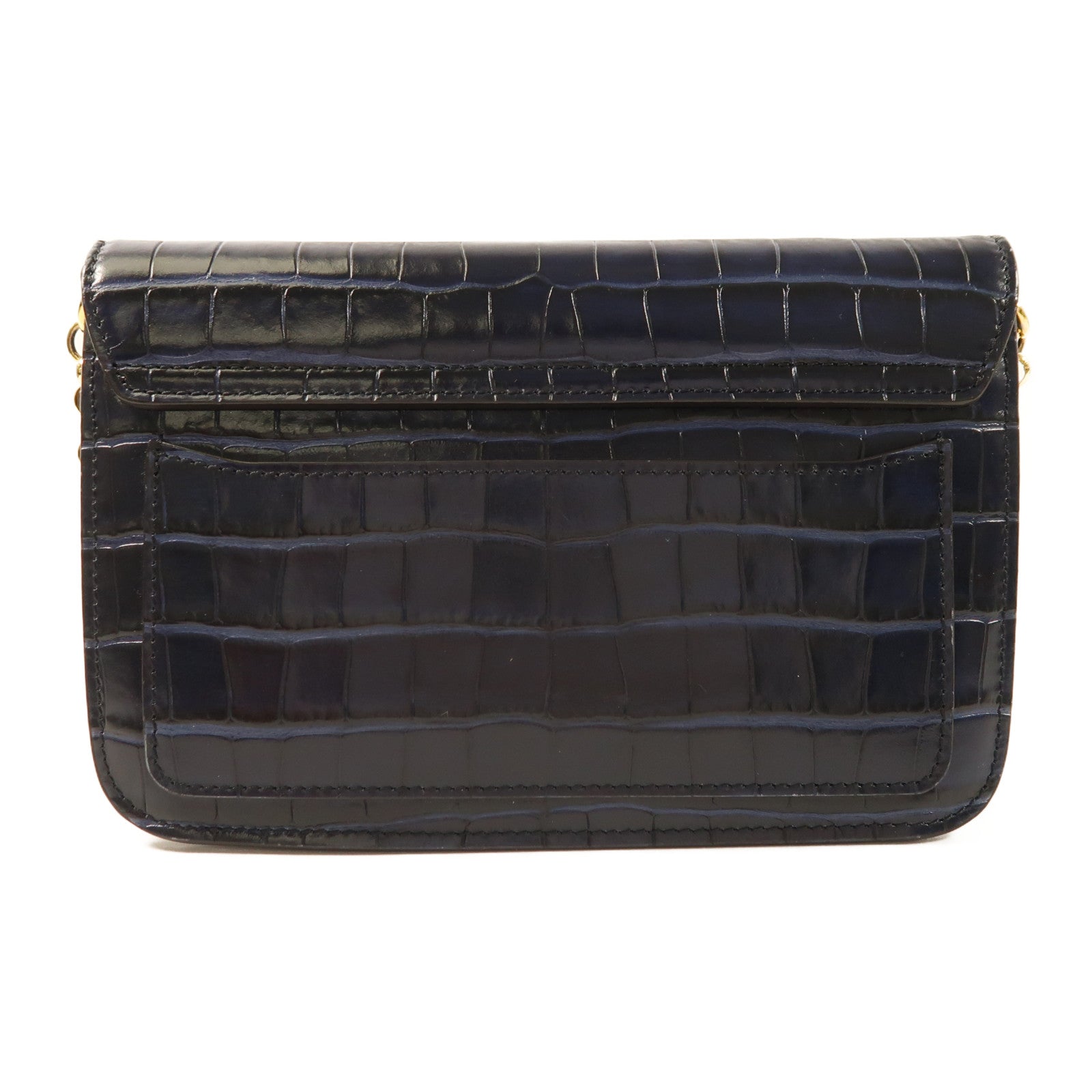 Chloe 牛皮皮革Chain Shoulder金扣鏈帶肩背袋