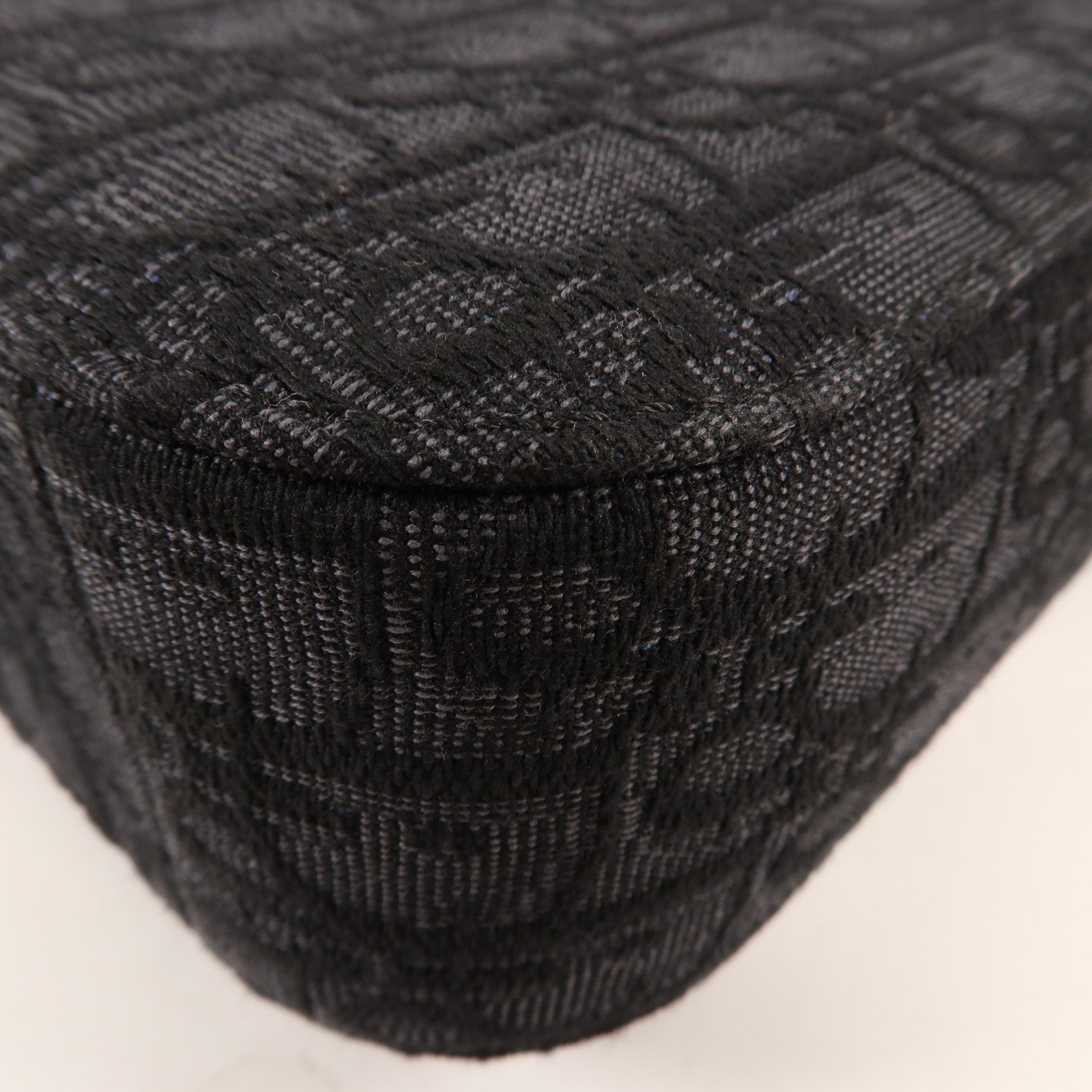 Dior 帆布Oblique銀扣肩背袋