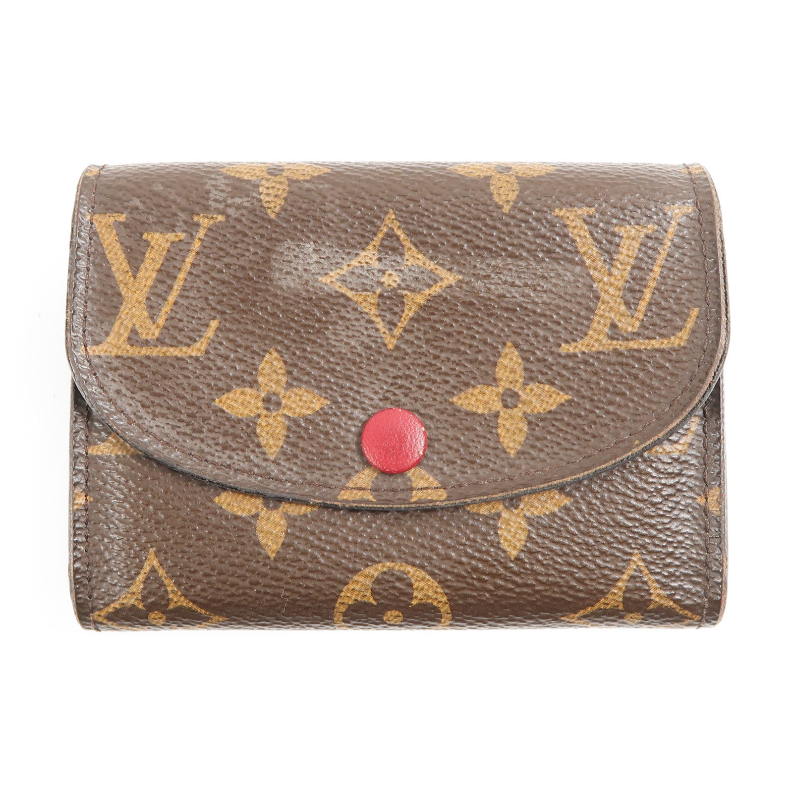 LOUIS VUITTON Monogram Rosalie金扣零錢包