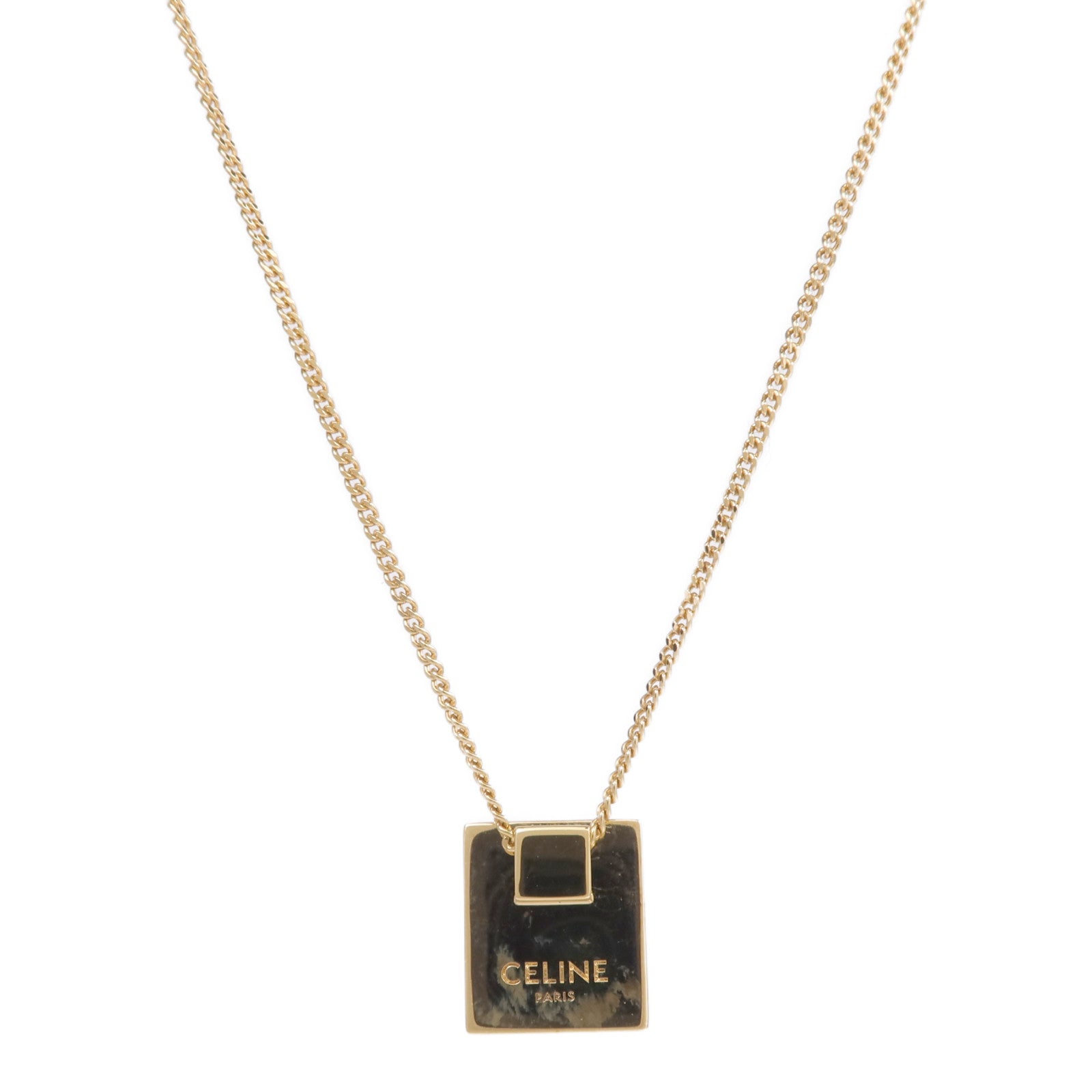 CELINE 金屬Alphabet W Necklace項鍊