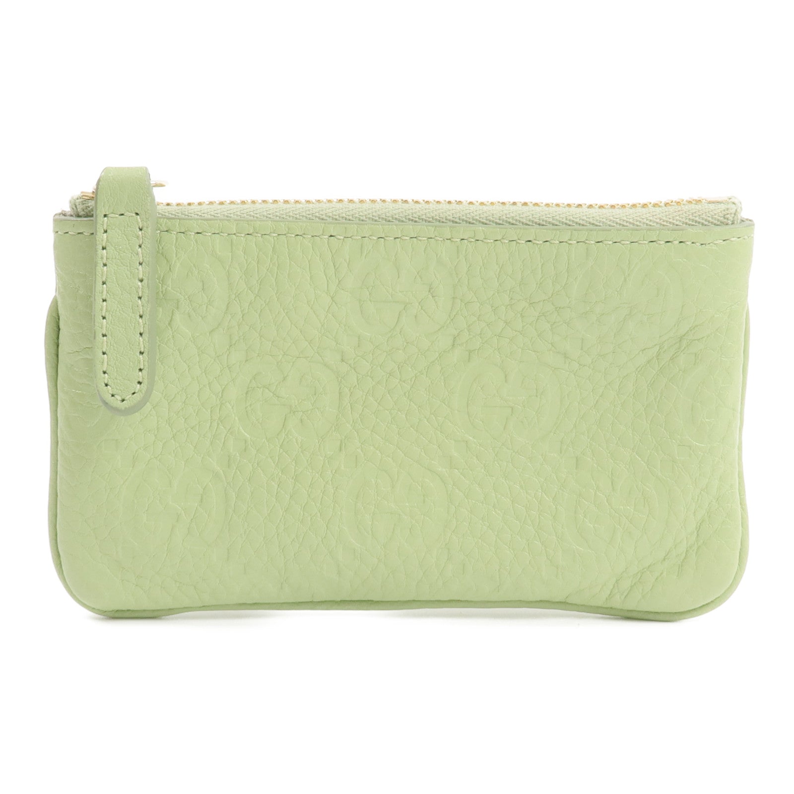 GUCCI 牛皮皮革GG Emblem Key&Coins Case