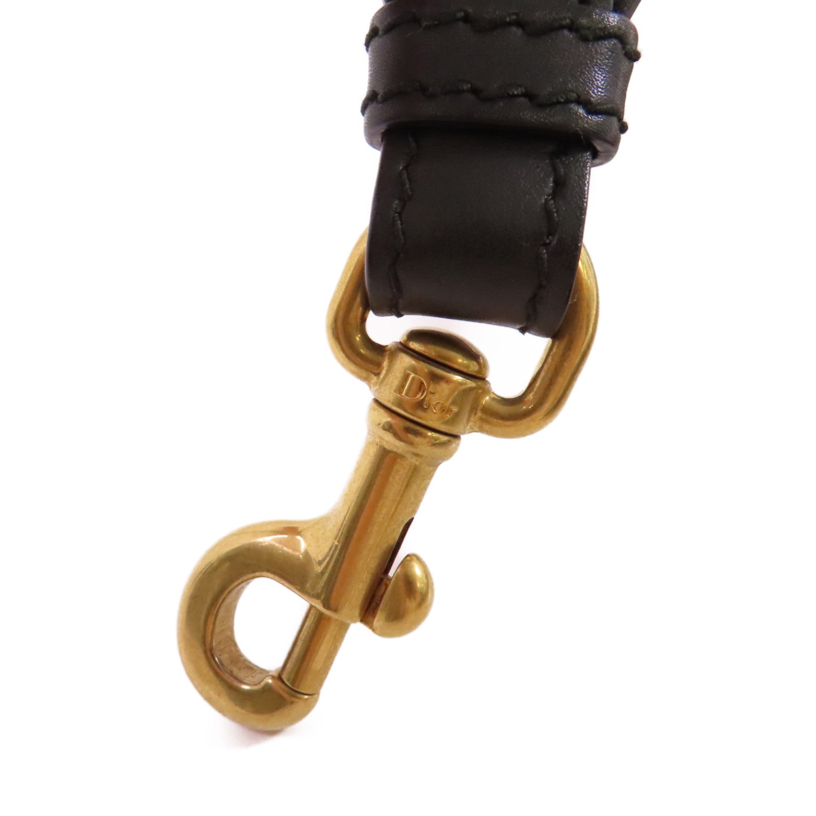 Dior 【激減優惠】帆布Shoulder Strap金扣酒紅色