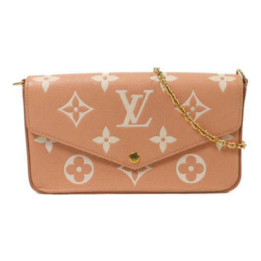 LOUIS VUITTON Monogram Empreinte Pochette Felicie鏈帶肩背袋