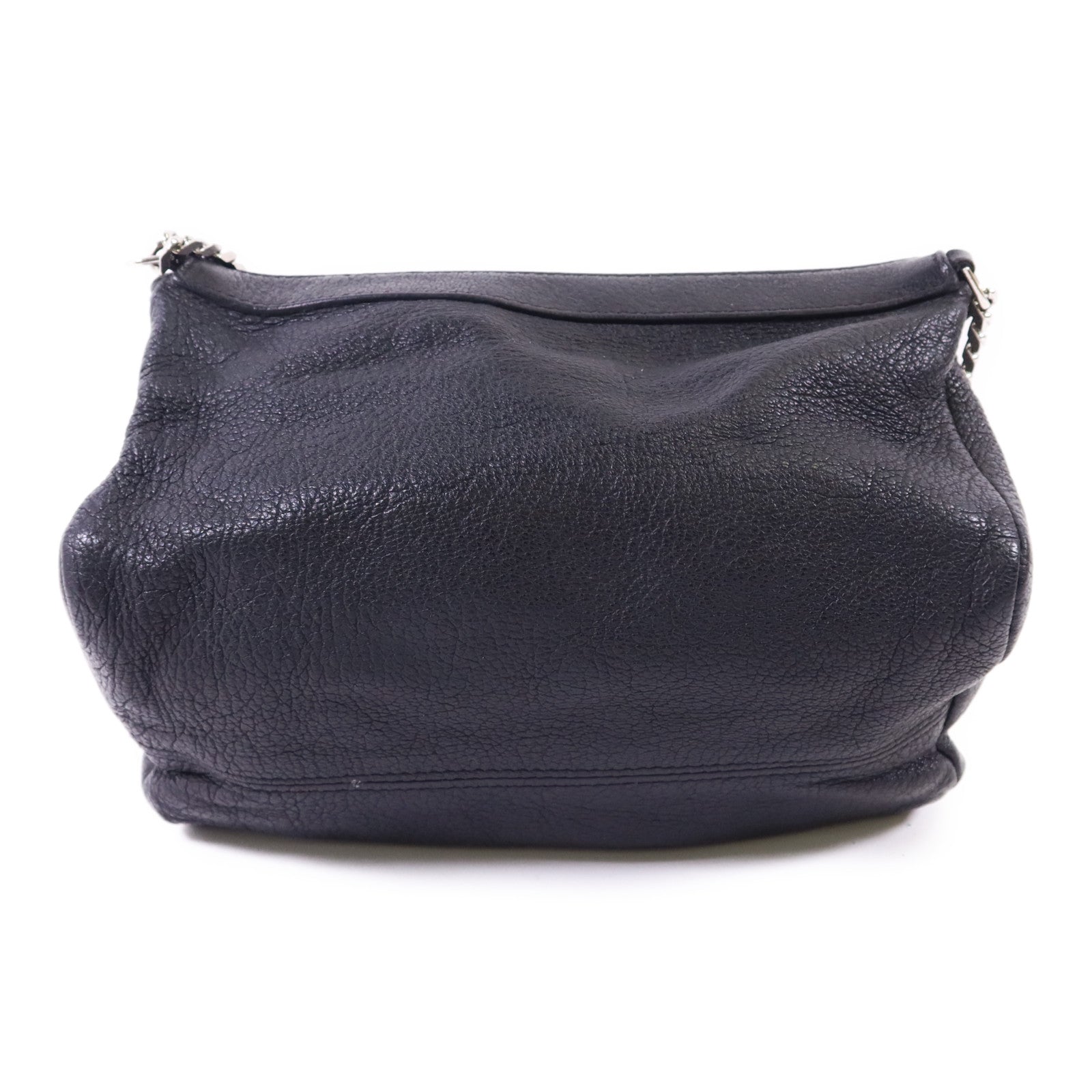 GIVENCHY 牛皮皮革Pandora Mini銀扣鏈帶肩背袋