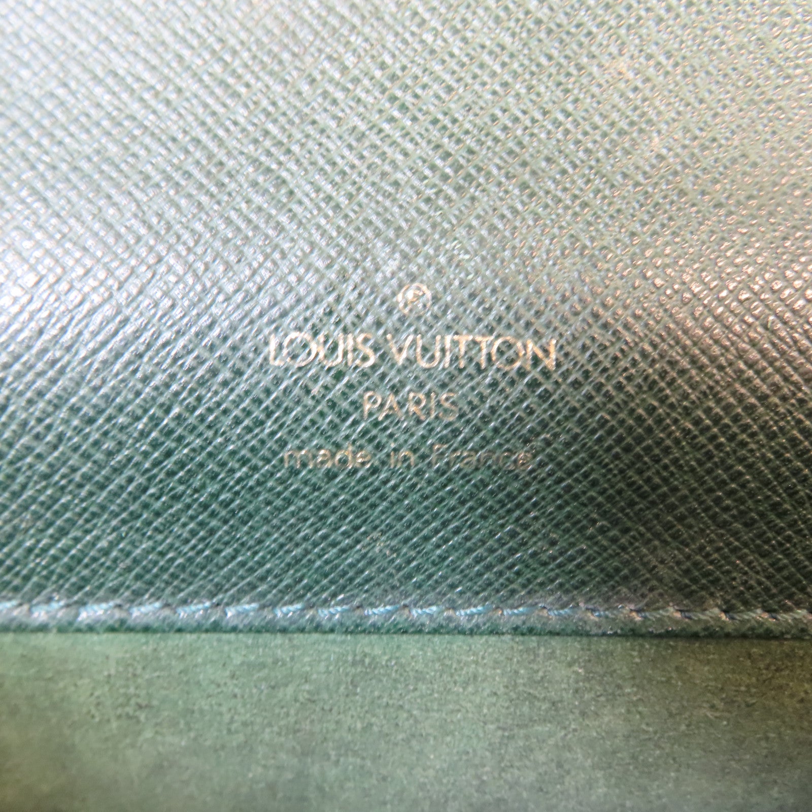 LOUIS VUITTON 【激減優惠】Taiga Business Bag金扣公事包綠色
