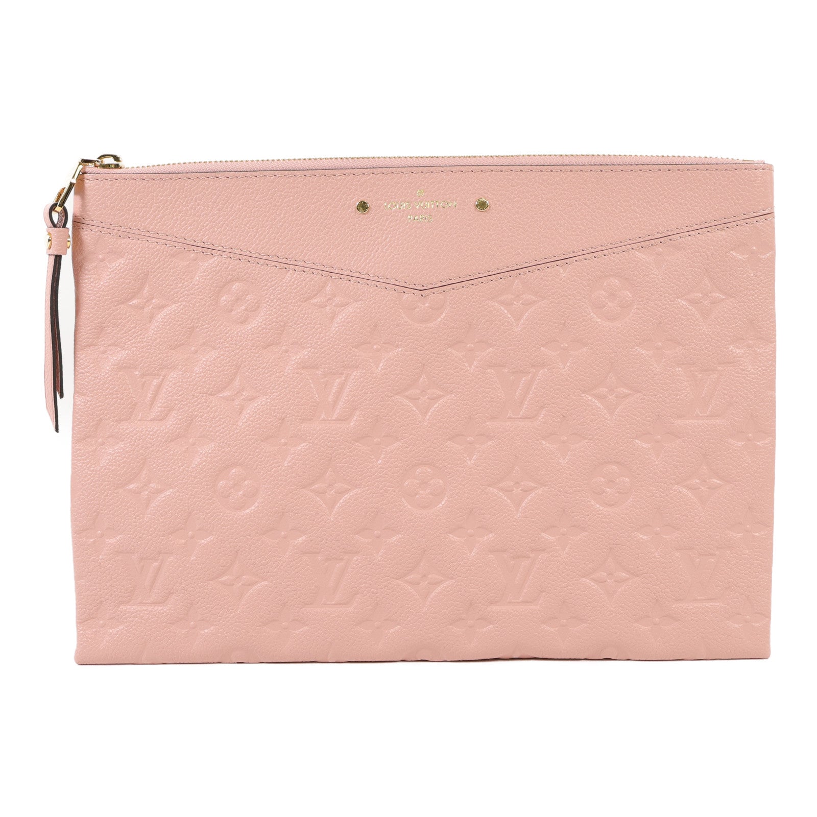 LOUIS VUITTON Monogram Empreinte Daily Pouch金扣手拿包