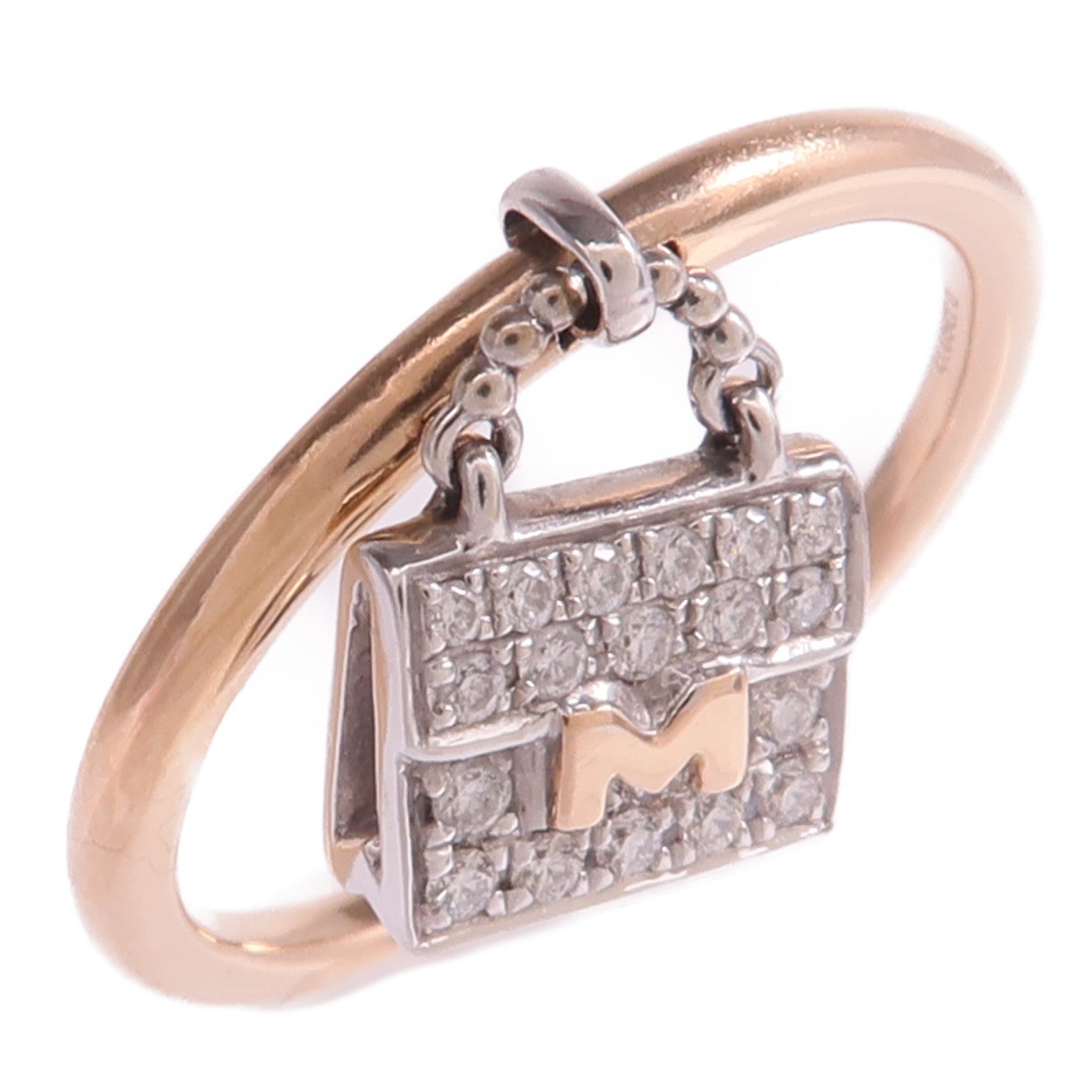 JEWELRY 【激減優惠】18K白金/玫瑰金Diamond Ring鑽石戒指US#5.5