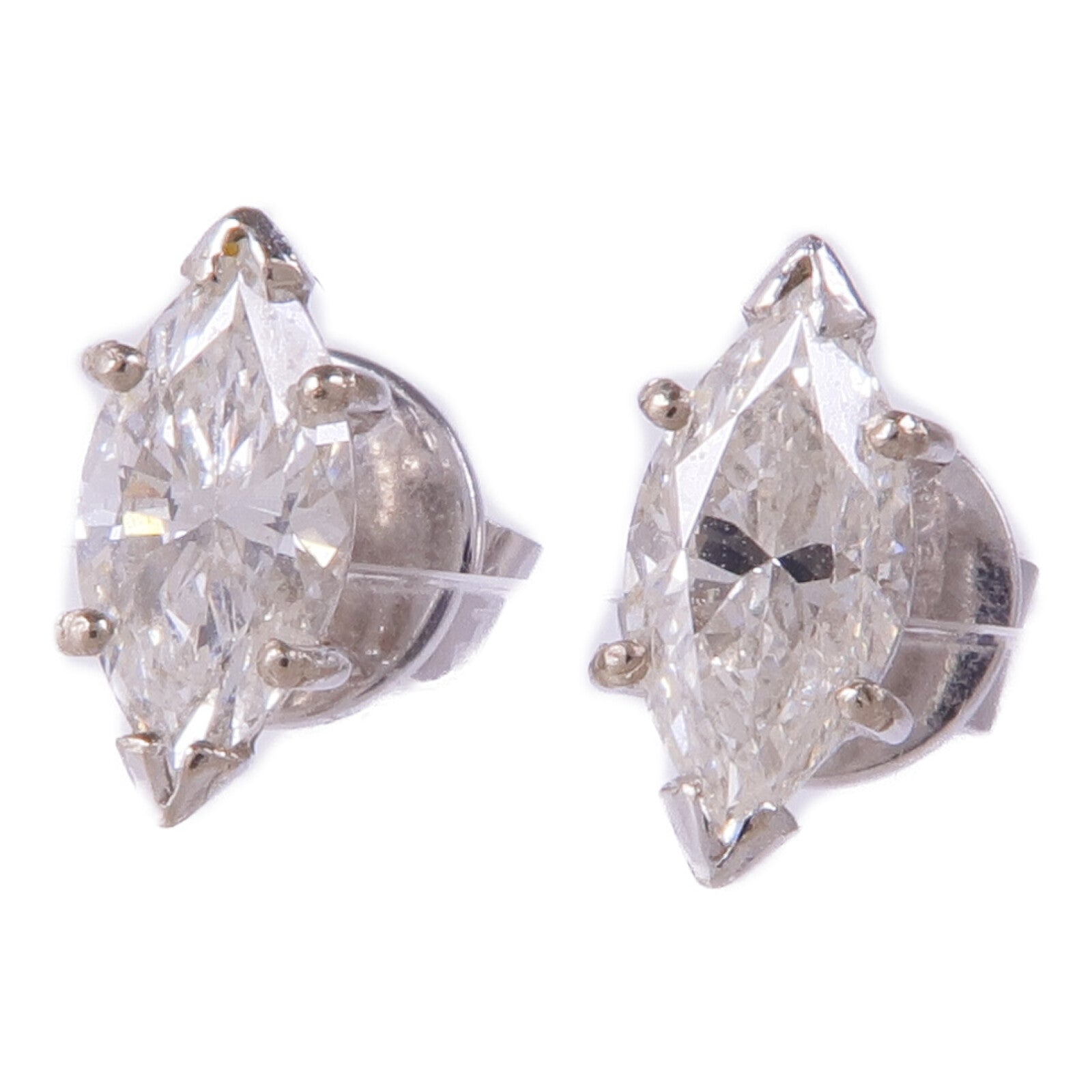 JEWELRY 18K白金Diamond Earrings鑽石耳環