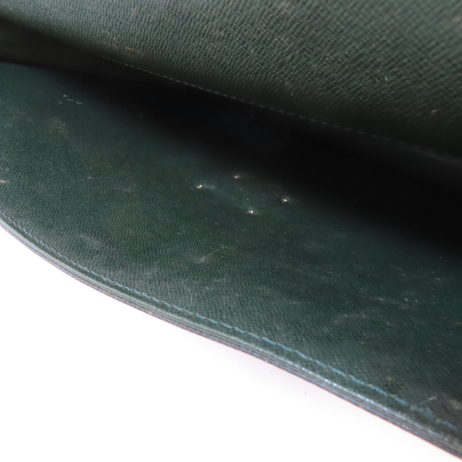 LOUIS VUITTON 【激減優惠】Taiga Business Bag金扣公事包綠色