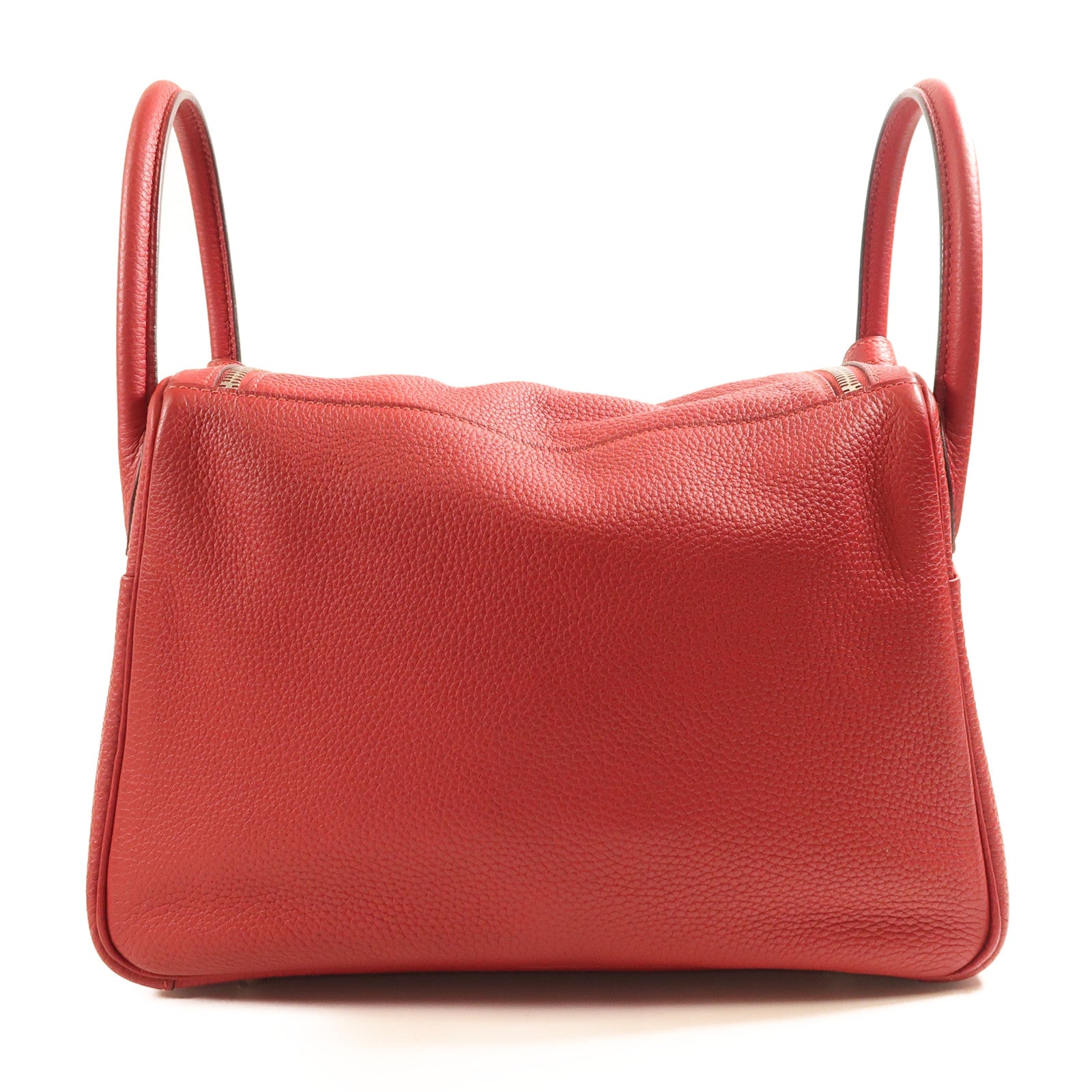 HERMES Clemence皮革Lindy 30銀扣手挽肩背兩用袋