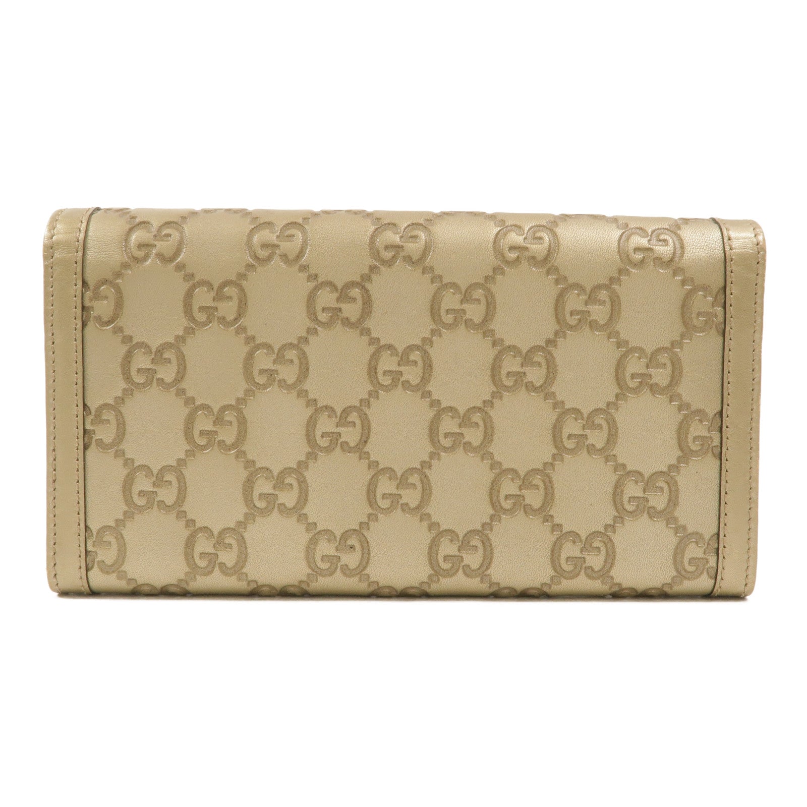 GUCCI 牛皮皮革Interlocking G Long Wallet長錢包