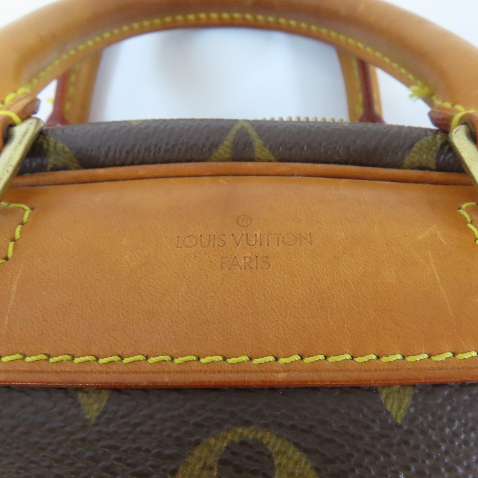 LOUIS VUITTON 【激減優惠】Monogram Trouville金扣手挽袋啡色
