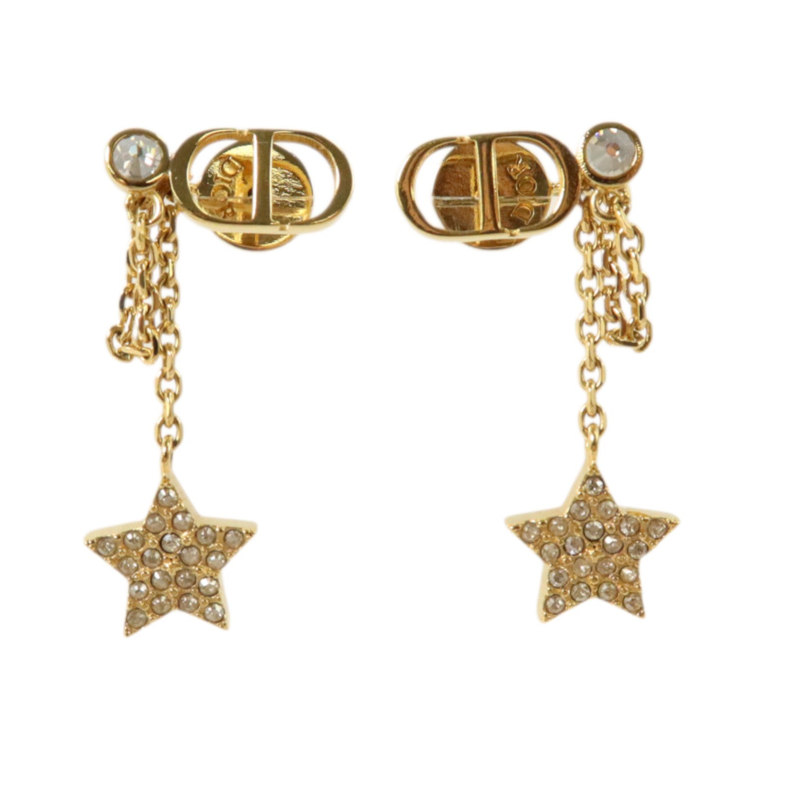 Dior 金屬Petit CD耳環