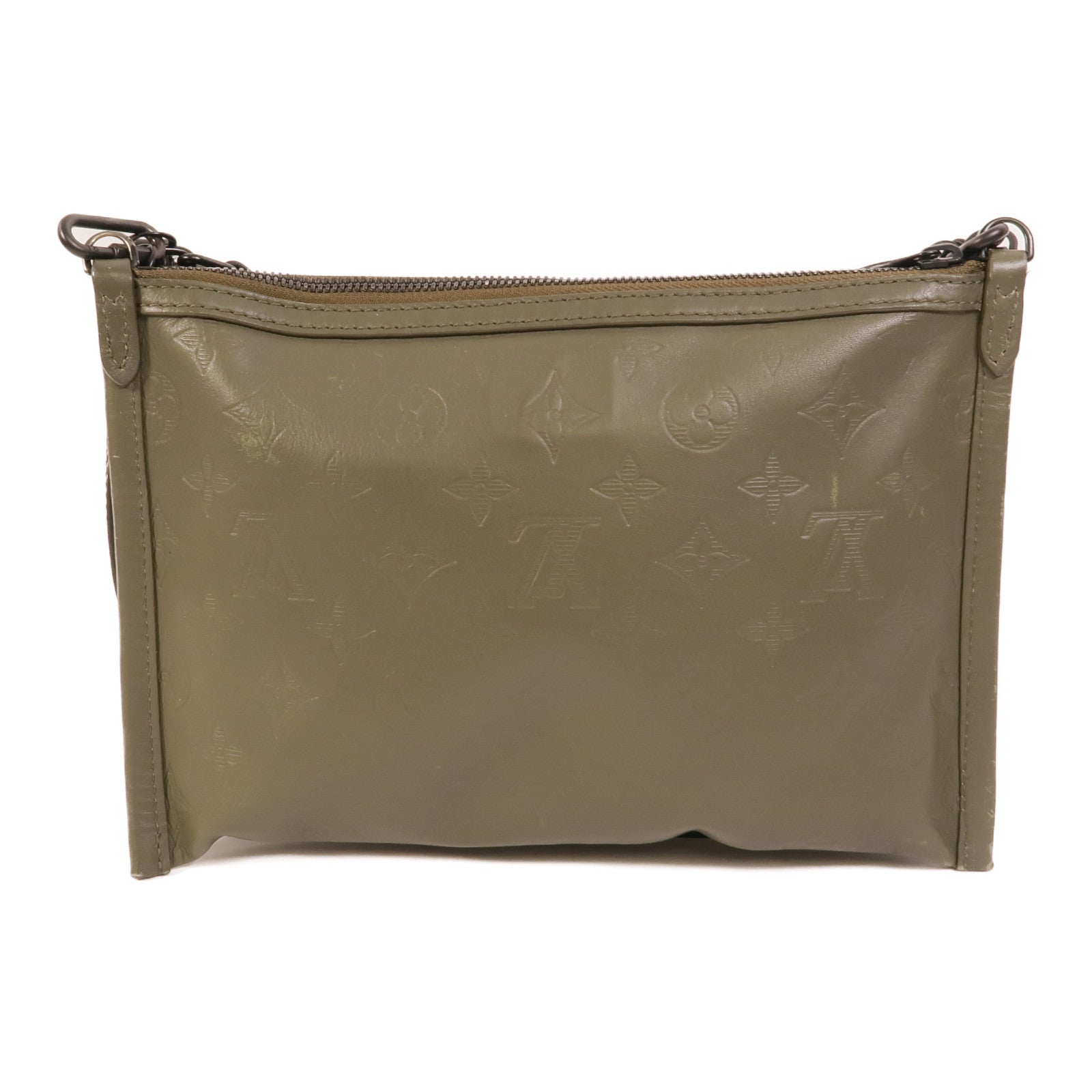 LOUIS VUITTON Monogram Shadow Flat Messenger肩背袋