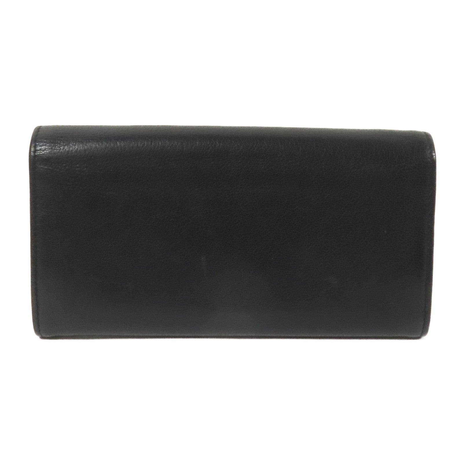 CHANEL 牛皮皮革Long Wallet金扣長錢包