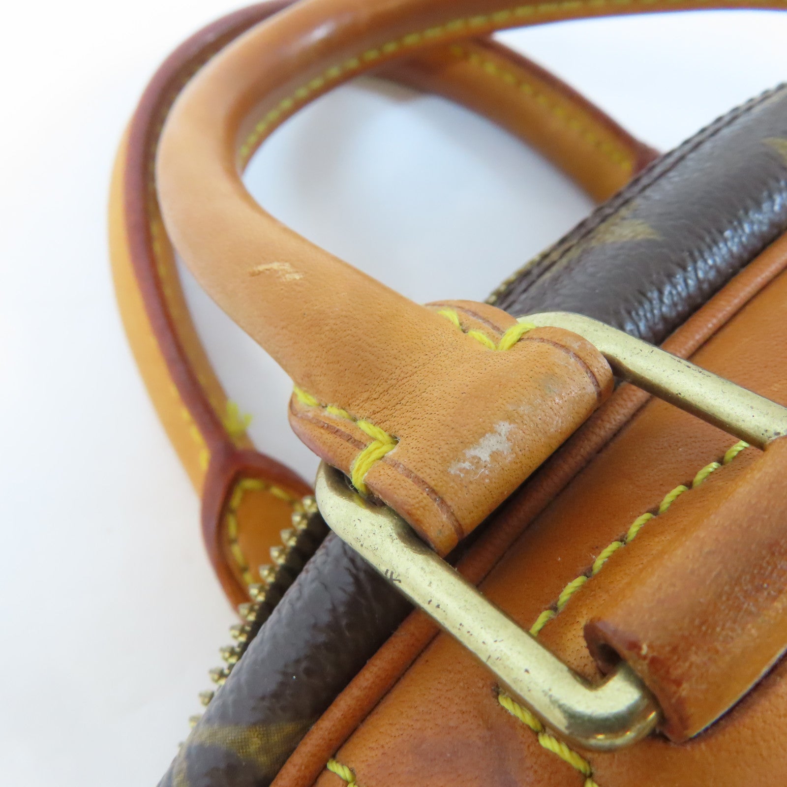 LOUIS VUITTON 【激減優惠】Monogram Trouville金扣手挽袋啡色